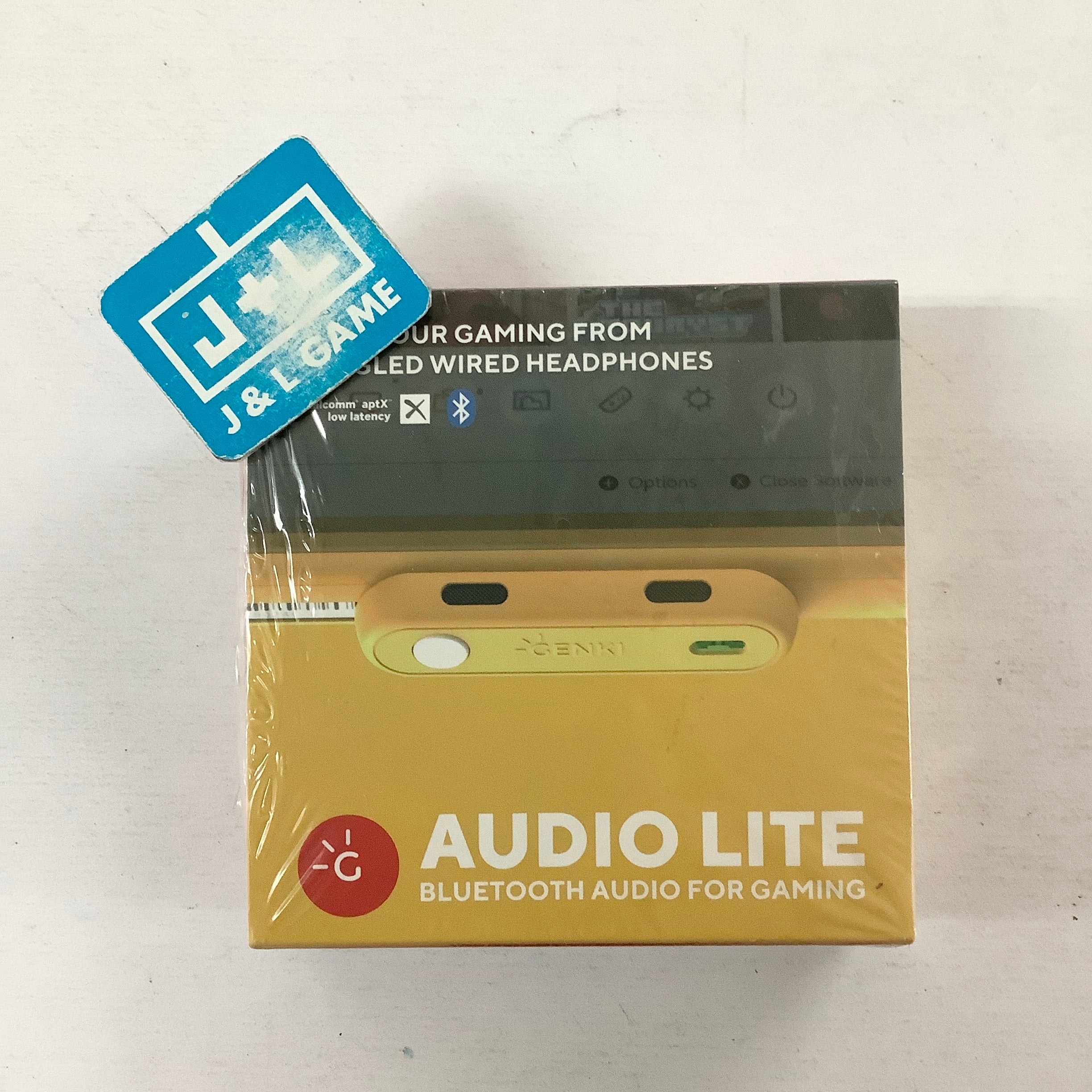 GENKI Audio Lite Bluetooth 5.0 Adapter (Yellow) - (NSW) Nintendo