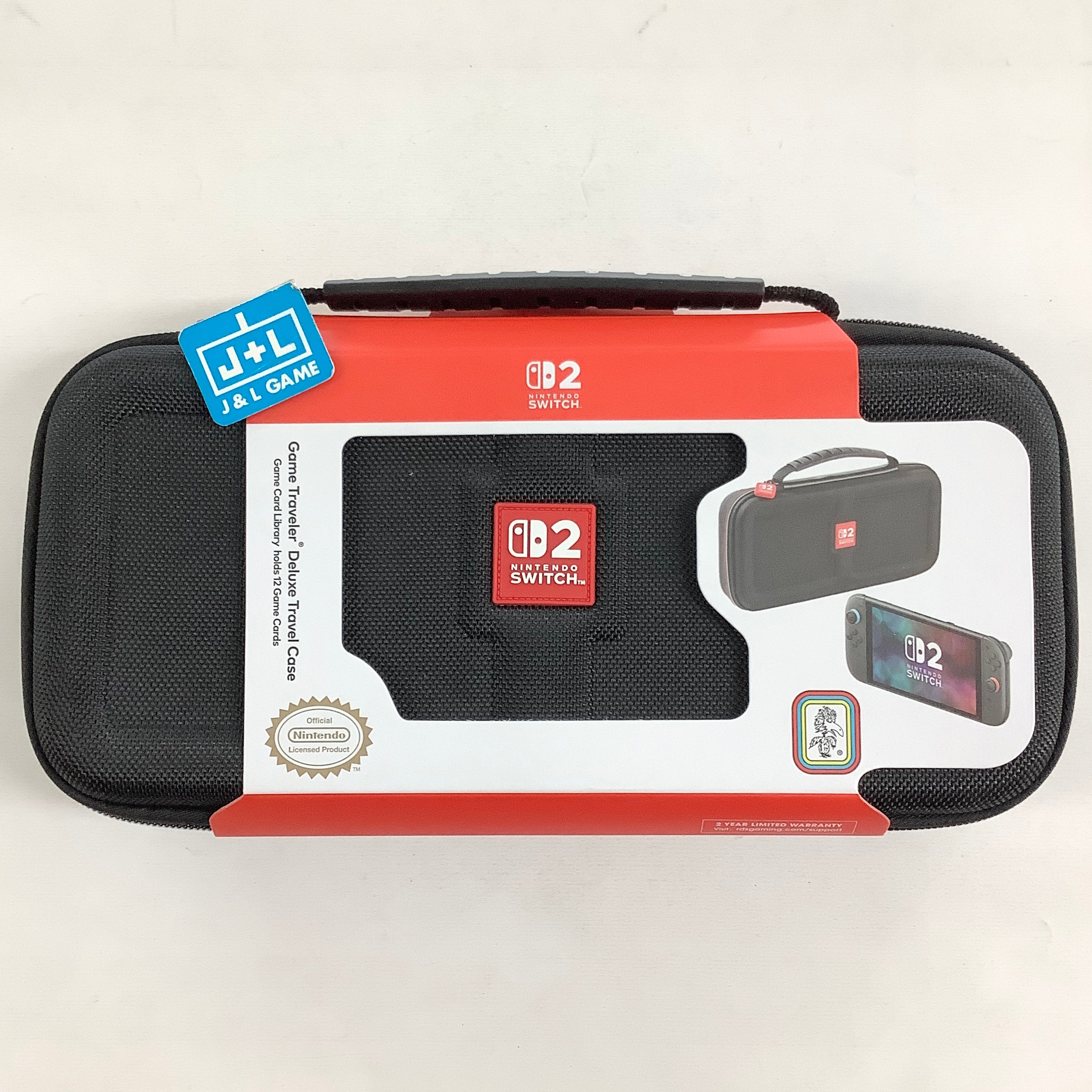 RDS Game Traveler Deluxe Travel Case (Black) - (NS2) Nintendo Switch 2 ACCESSORIES Game Traveler