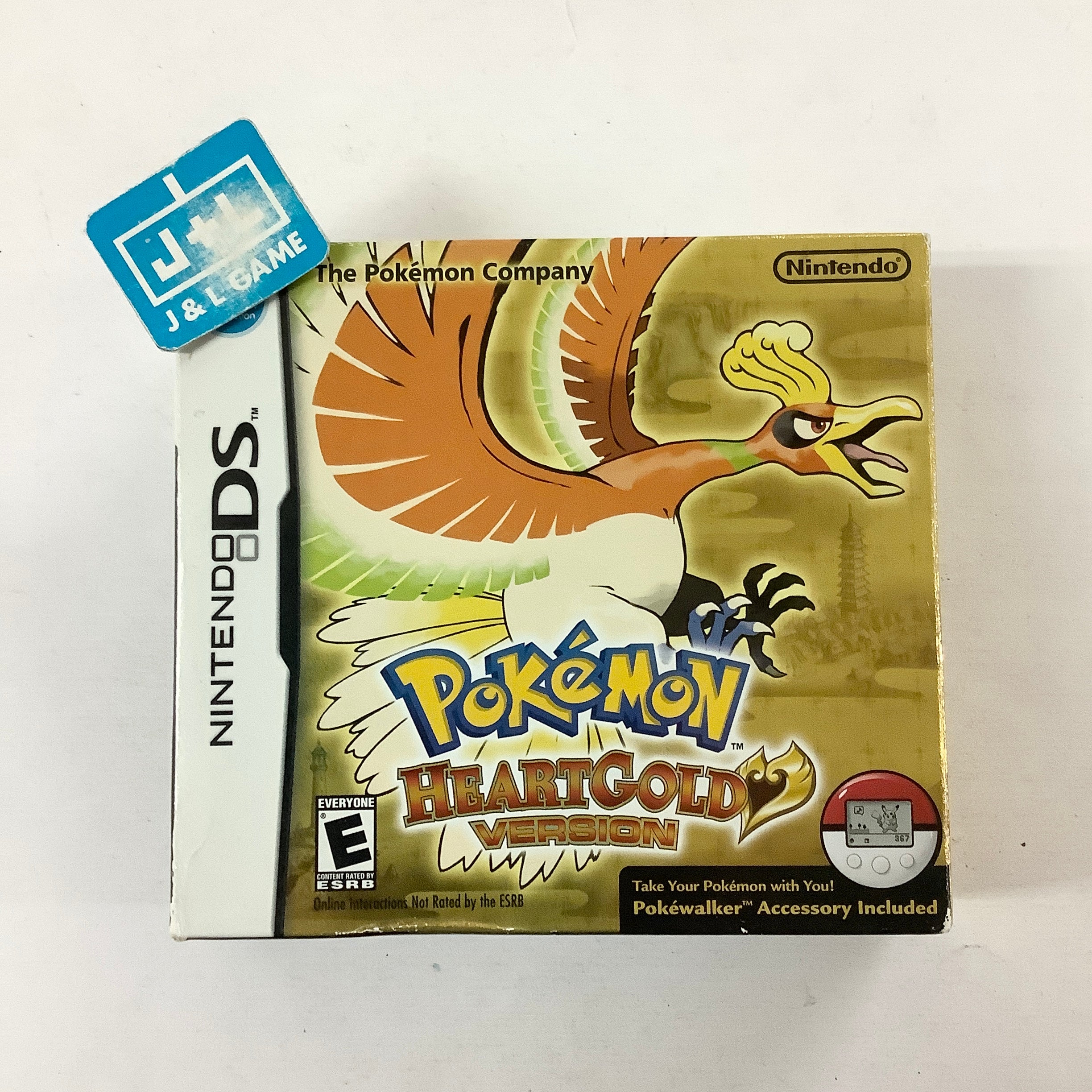 Pokemon HeartGold Version (w/ Pokewalker) - (NDS) Nintendo DS [Pre