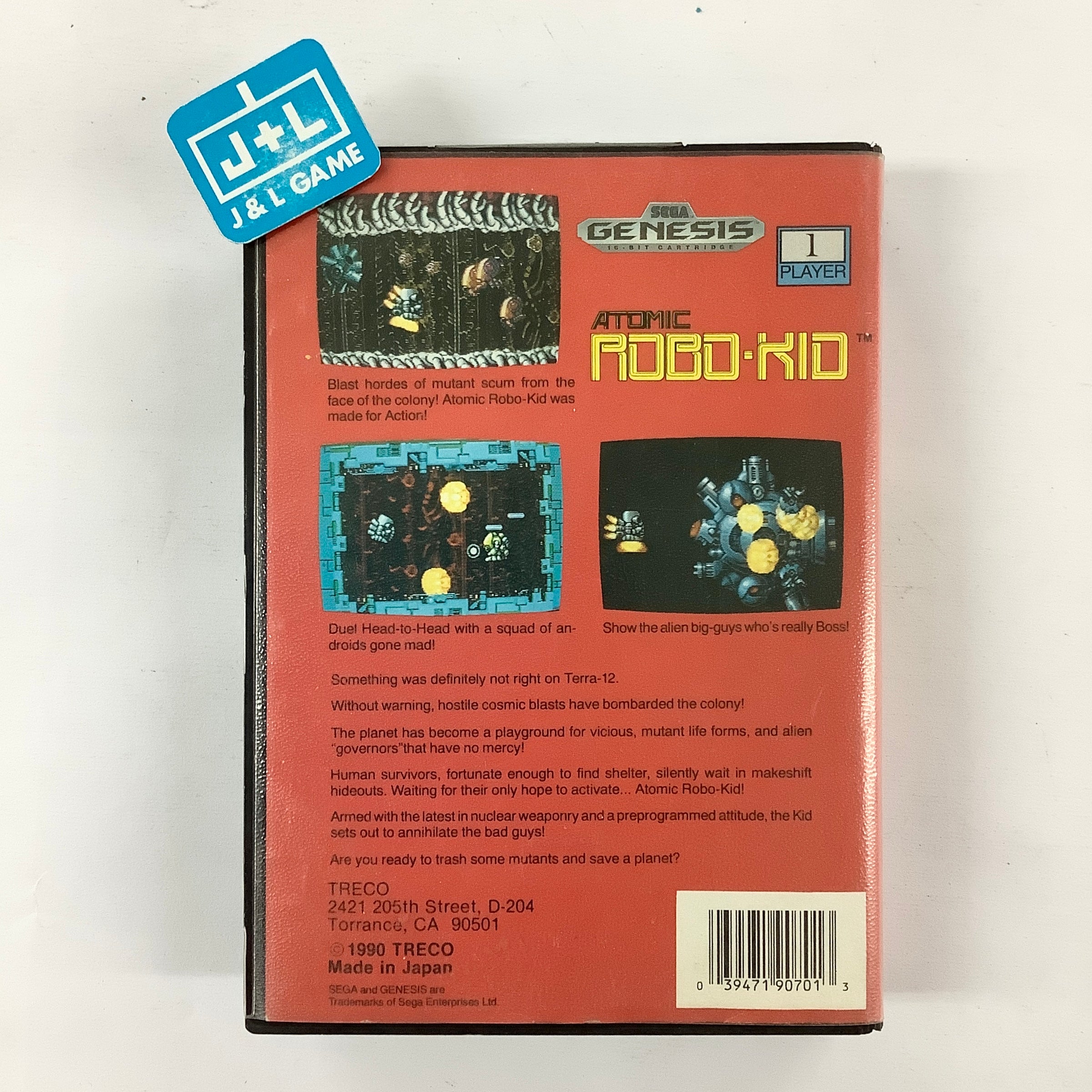 Atomic Robo-Kid - (SG) SEGA Genesis [Pre-Owned] Video Games Treco   