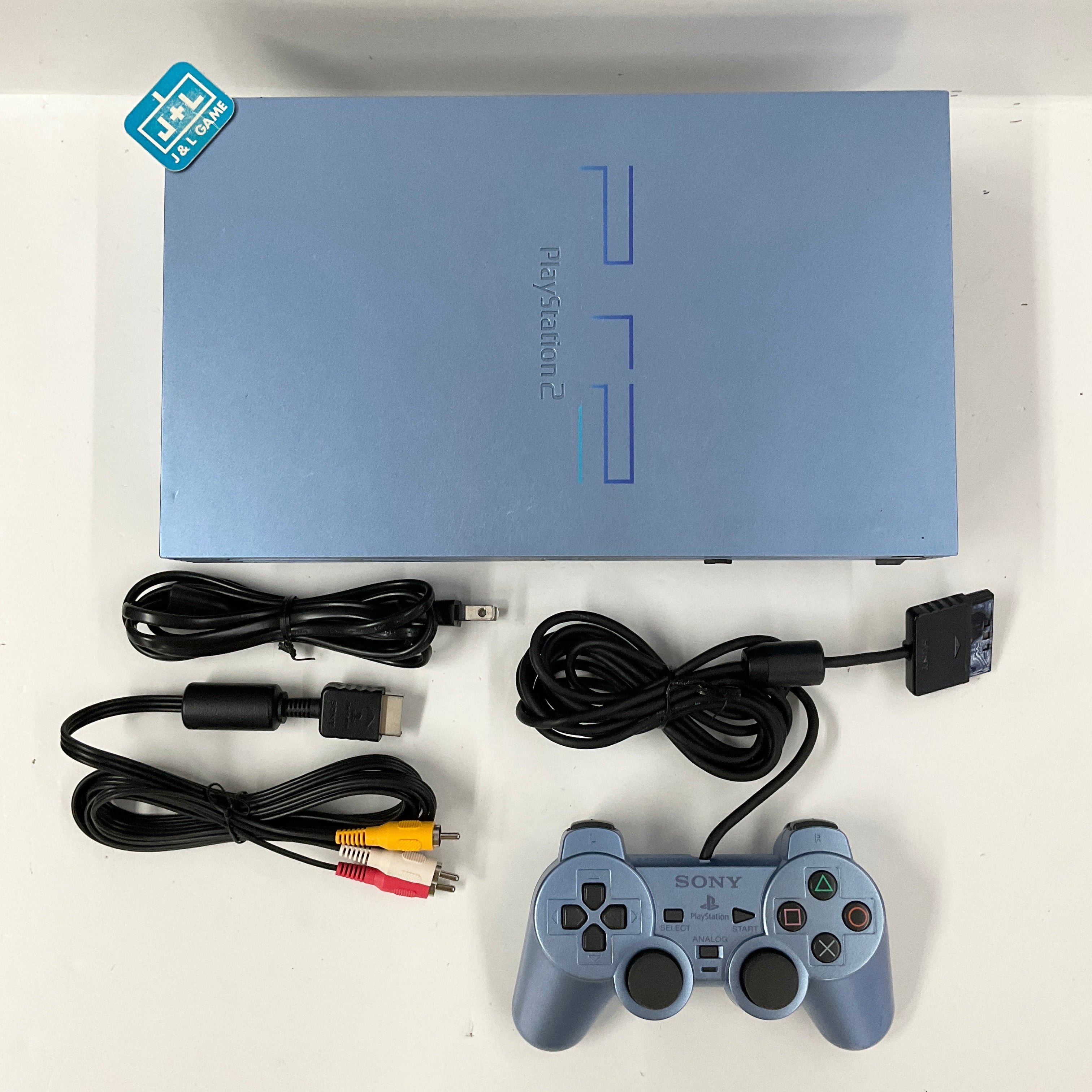Sony PlayStation Console (Aqua Blue) (PS2) Playstation [Pre