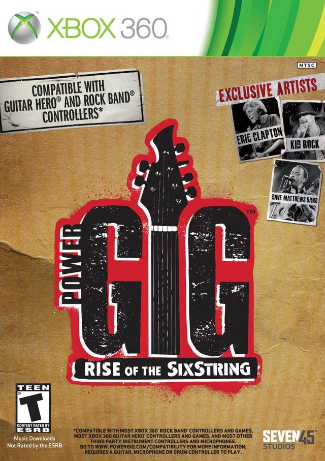 Power Gig: Rise of the SixString (Game Only) - Xbox 360 [Pre-Owned] Video Games Seven45 Studios   