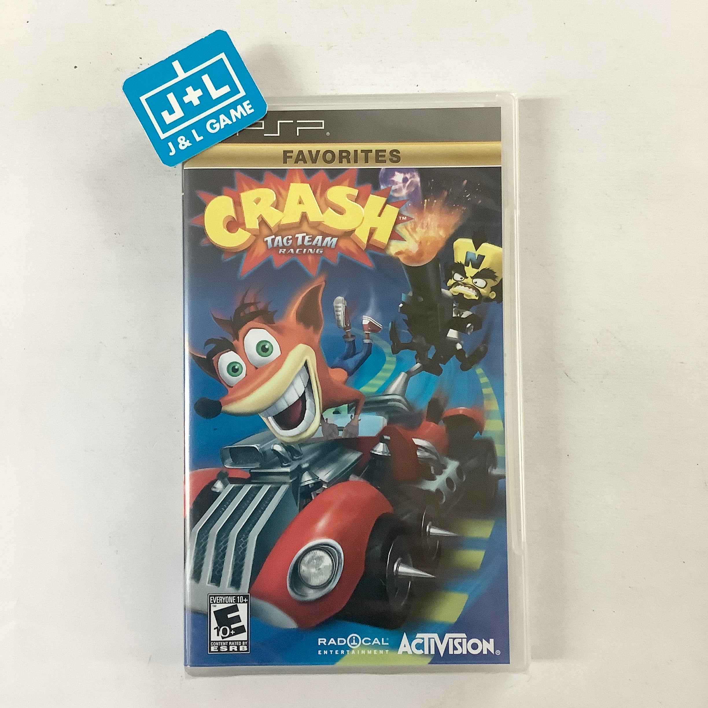 Crash Tag Team Racing (Favorites) - SONY PSP Video Games Sierra Entertainment