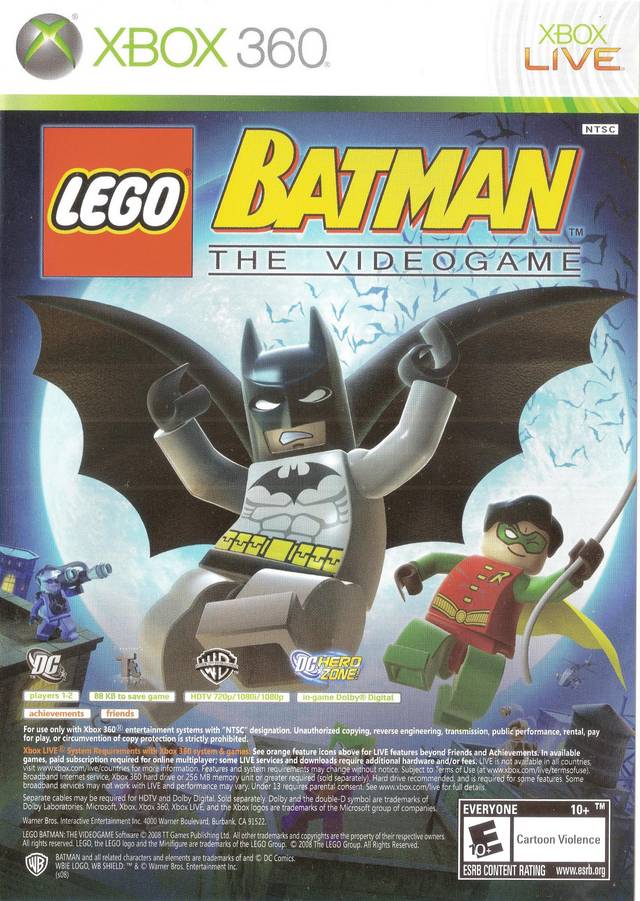 LEGO Batman: The Videogame / Pure - Xbox 360 [Pre-Owned] Video Games Disney Interactive Studios   