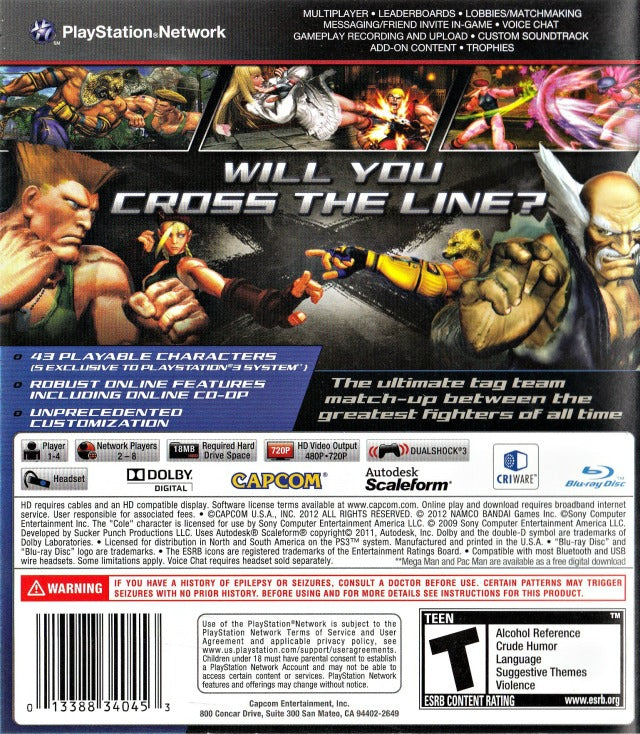Street Fighter X Tekken - (PS3) PlayStation 3 [Pre-Owned] Video Games Capcom   