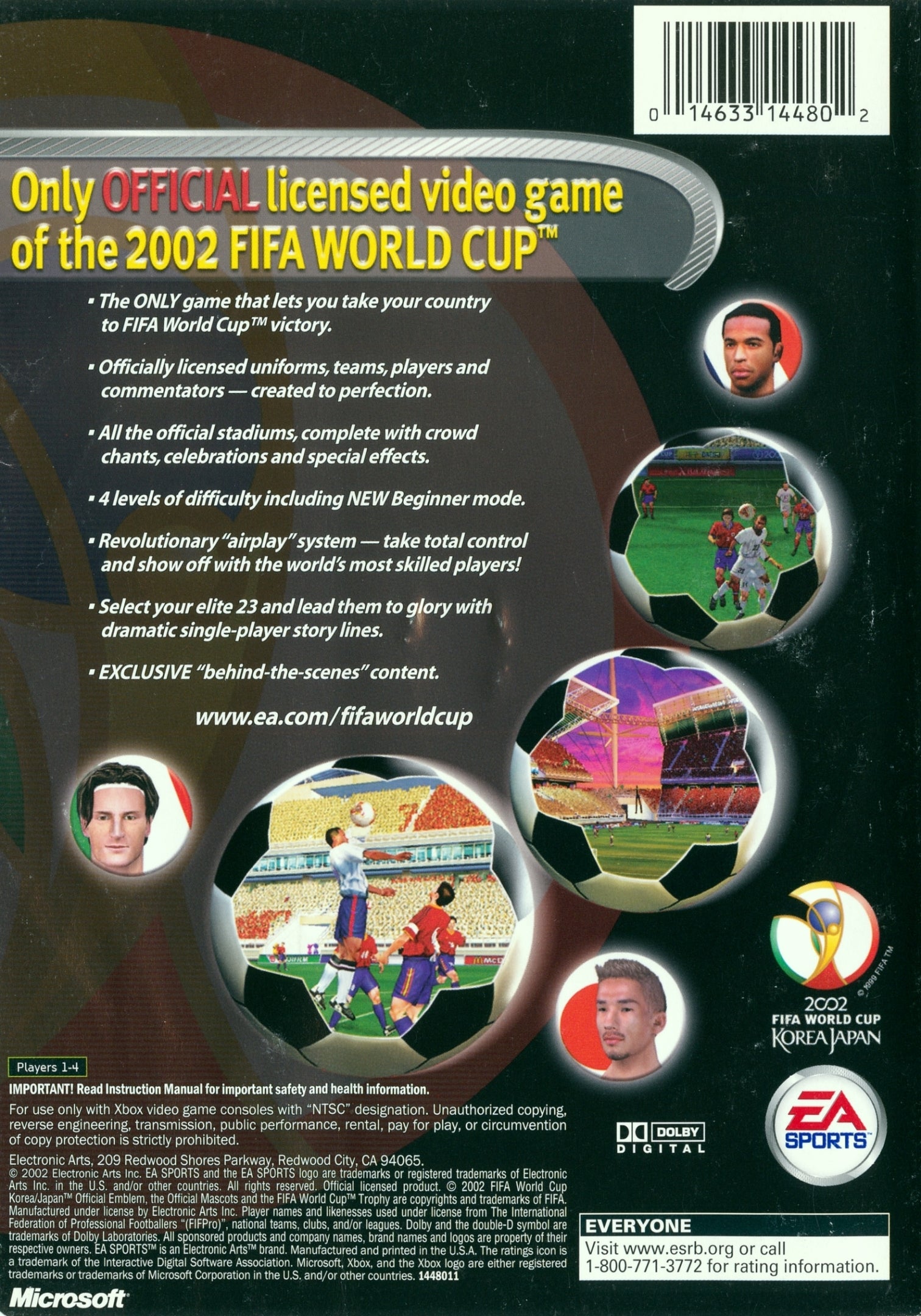 2002 FIFA World Cup - (XB) Xbox [Pre-Owned] Video Games EA Sports   