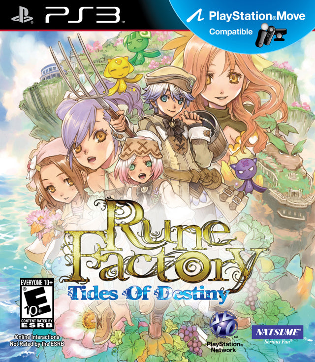 Rune Factory: Tides of Destiny - (PS3) PlayStation 3 [Pre-Owned] Video Games Natsume   