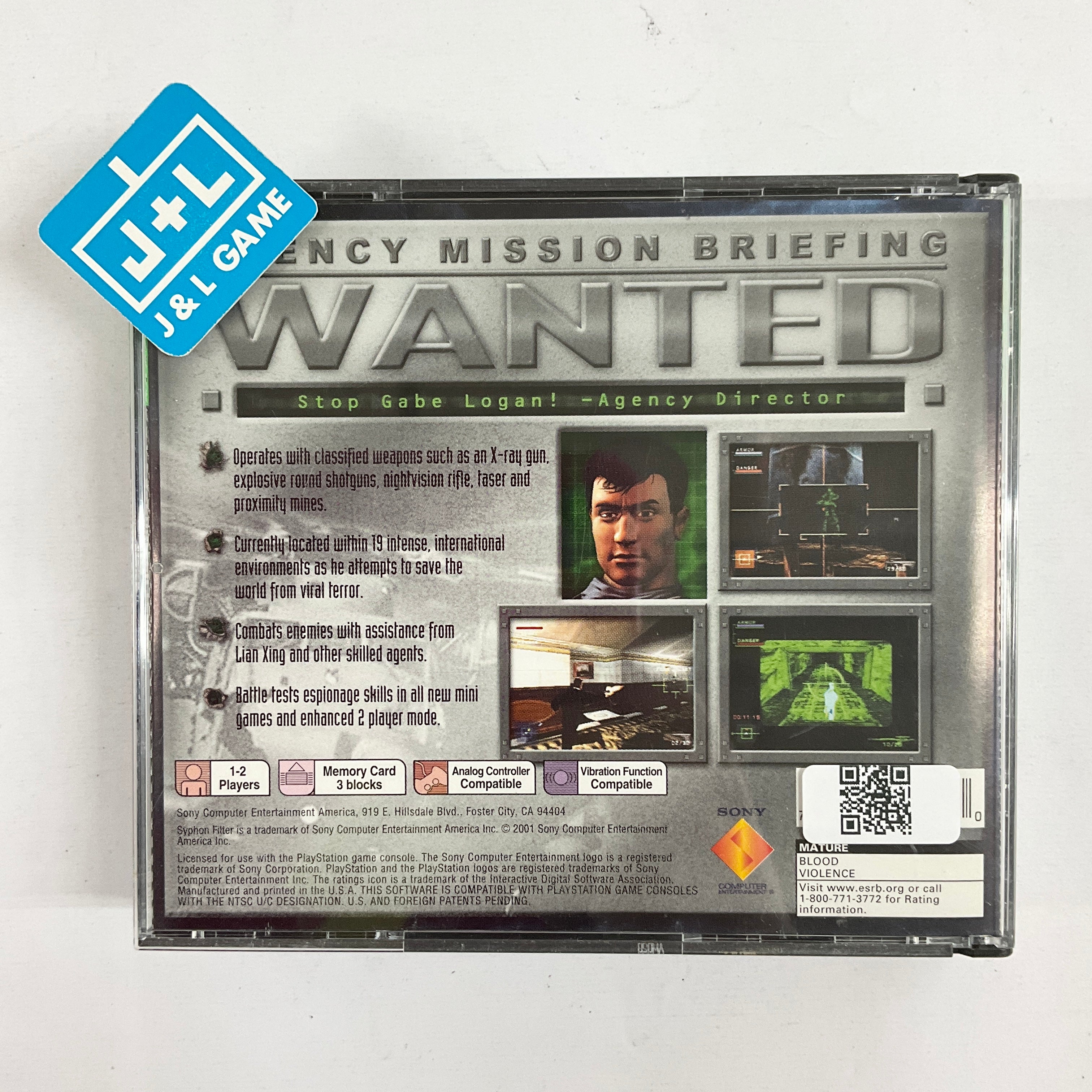 Syphon Filter 3 (Greatest Hits) - (PS1) PlayStation [Pre-Owned] Video Games Sony   