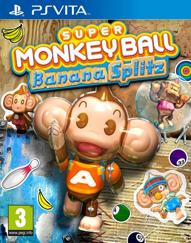 Super Monkey Ball: Banana Splitz - (PSV) PlayStation Vita (European Import) Video Games Sega   