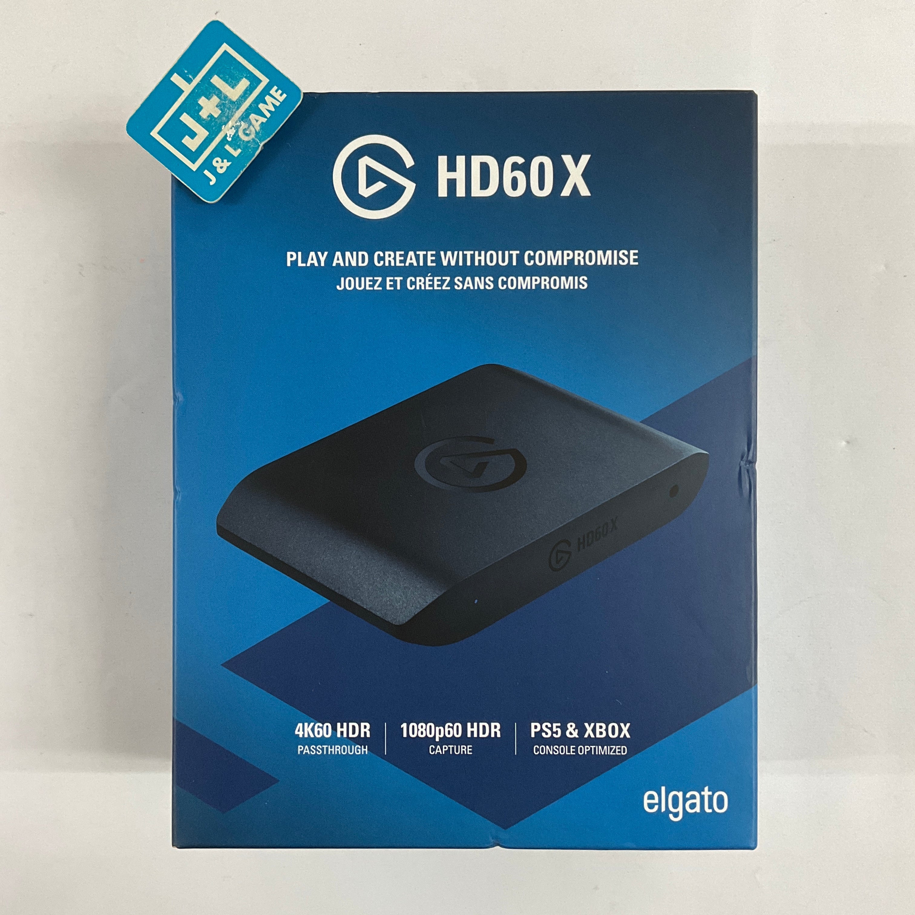 Elgato HD60 X - Stream and Record in 1080p60 HDR10 or 4K30 with Ultra-low Latency on PS5|Pro, PS4|Pro, Xbox Series X/S, Xbox One X|S, Nintendo Switch 2 - (PS5) Playstation 5 Accessories Elgato