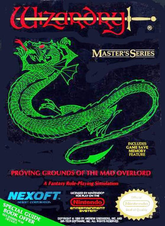 Wizardry: Proving Grounds of the Mad Overlord - (NES) Nintendo Entertainment System [Pre-Owned] Video Games Nexoft   