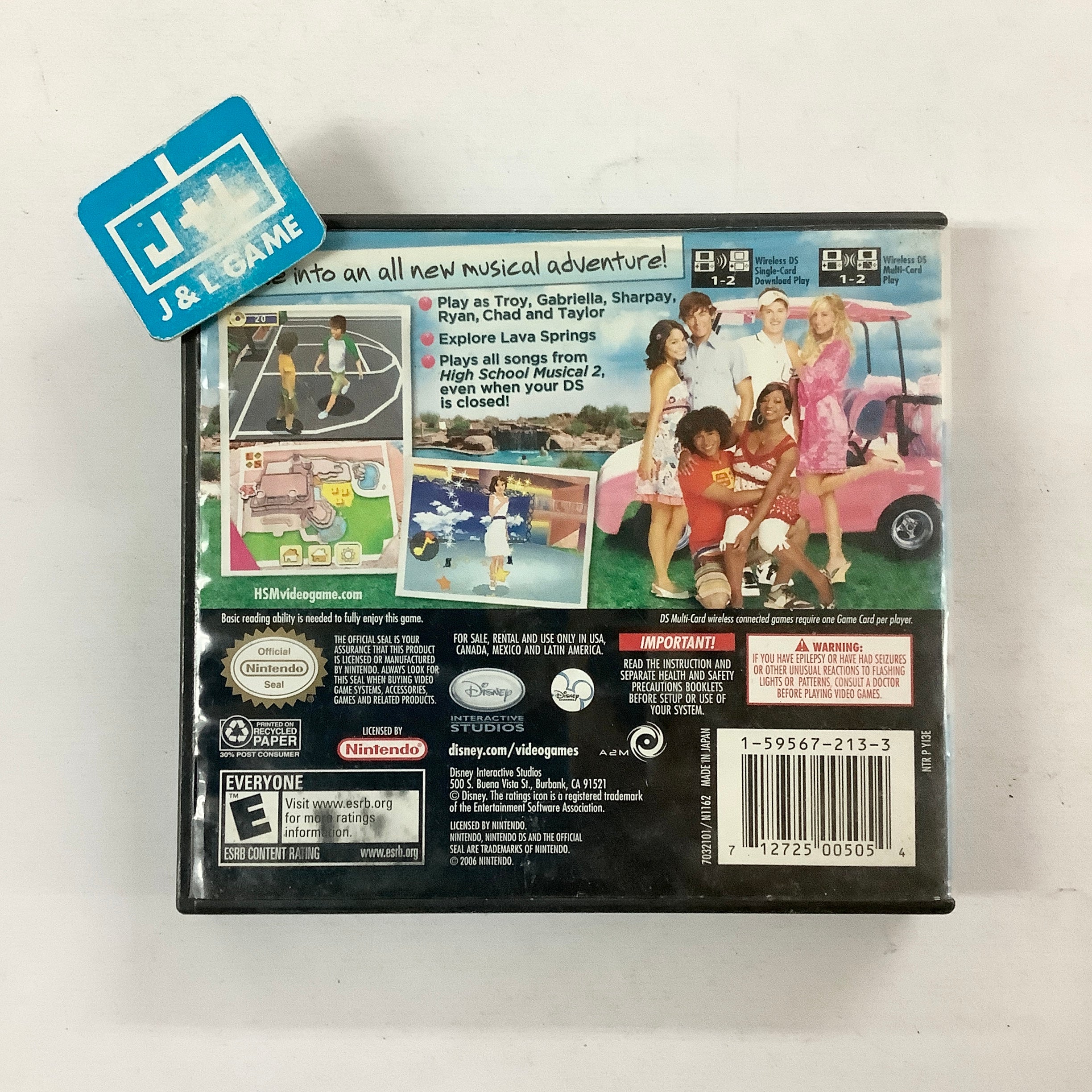 Disney High School Musical 2: Work This Out! - (NDS) Nintendo DS [Pre-Owned] Video Games Disney Interactive Studios   
