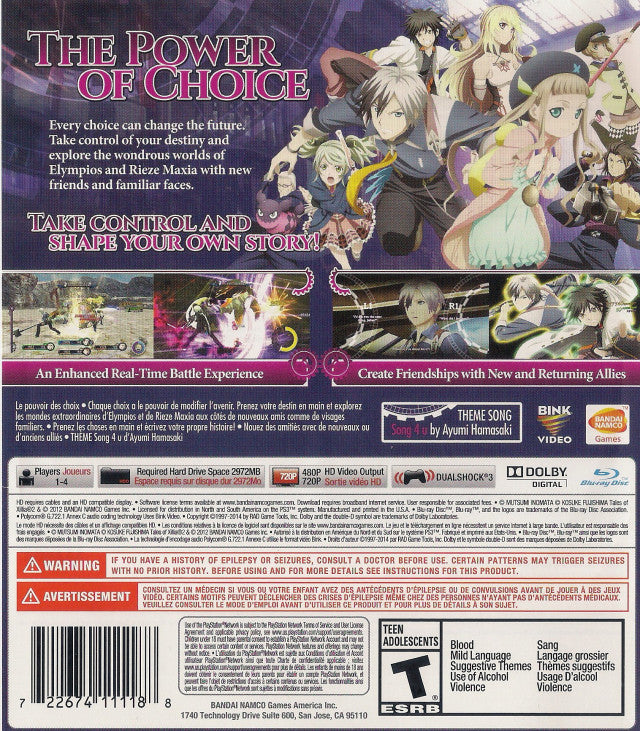 Tales of Xillia 2 - (PS3) PlayStation 3 [Pre-Owned] Video Games Bandai Namco Games   