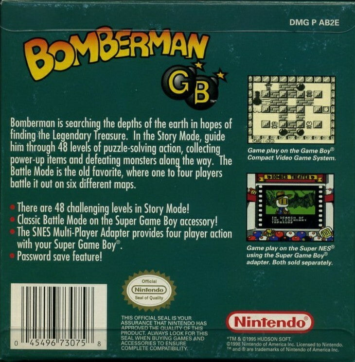 Bomberman GB - (GB) Game Boy [Pre-Owned] Video Games Nintendo   