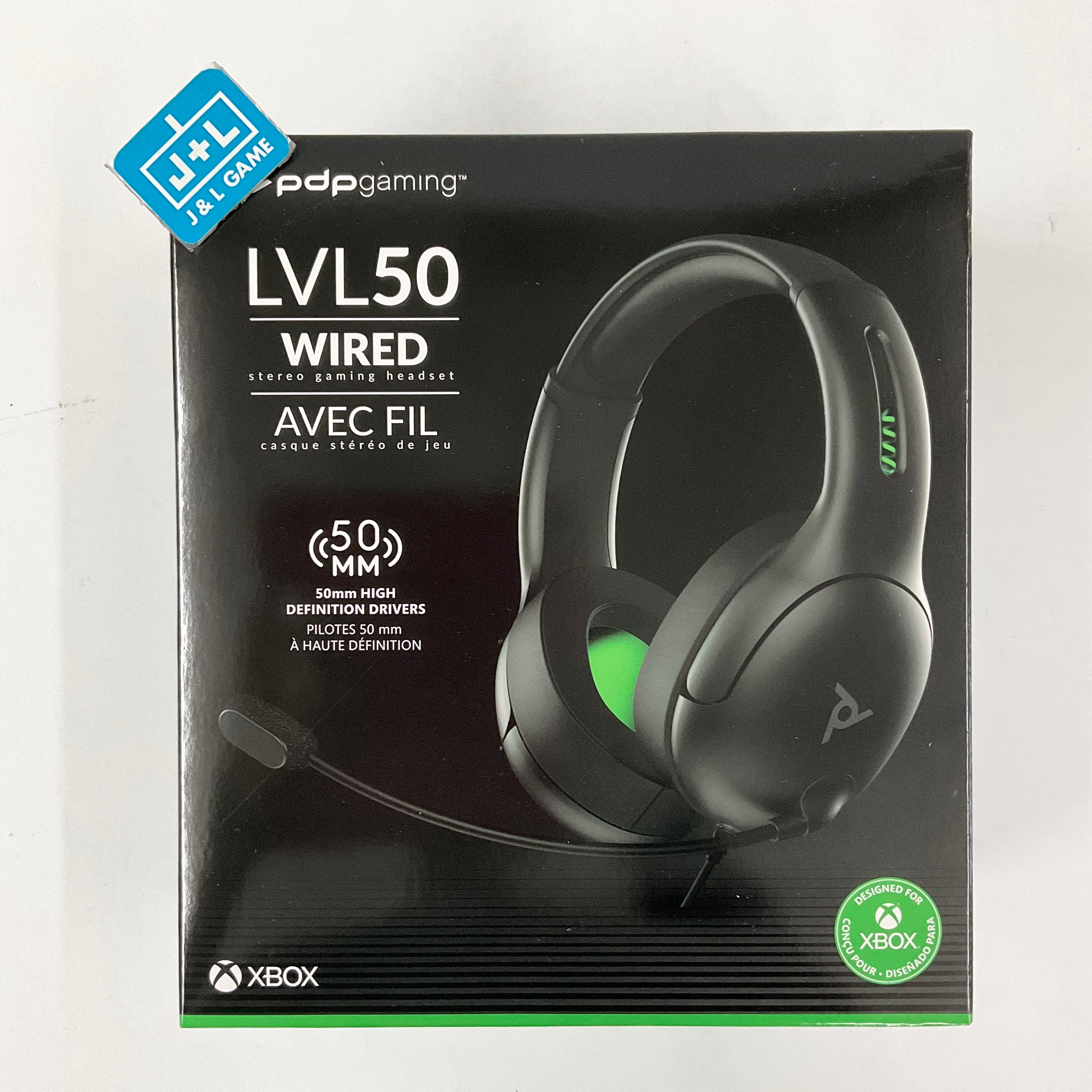 PDP Gaming LVL50 Wired Stereo Gaming Headset - (XSX) Xbox Series X Accessories PDP