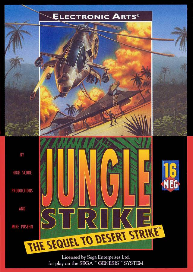 Jungle Strike - (SG) SEGA Genesis [Pre-Owned] Video Games Electronic Arts   