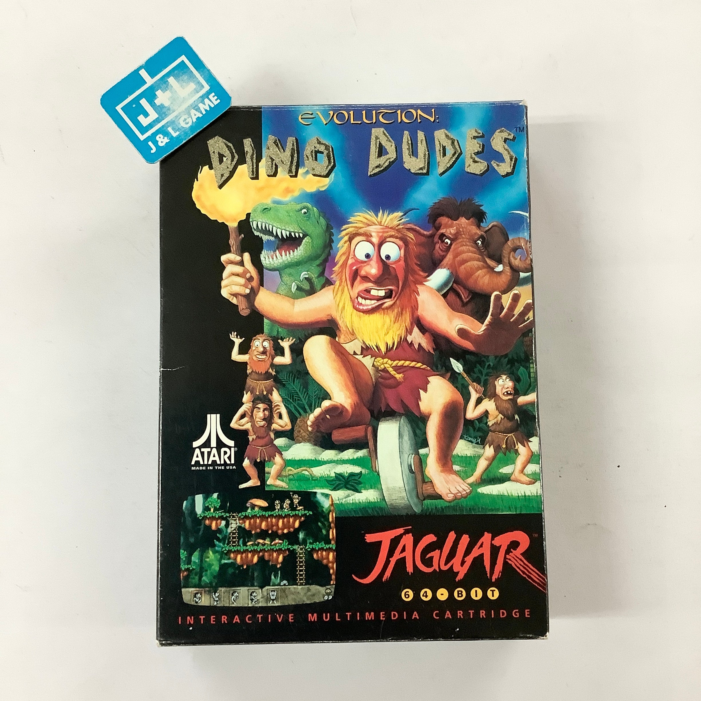 Evolution: Dino Dudes - (AJ) Atari Jaguar [Pre-Owned] | J&L Game