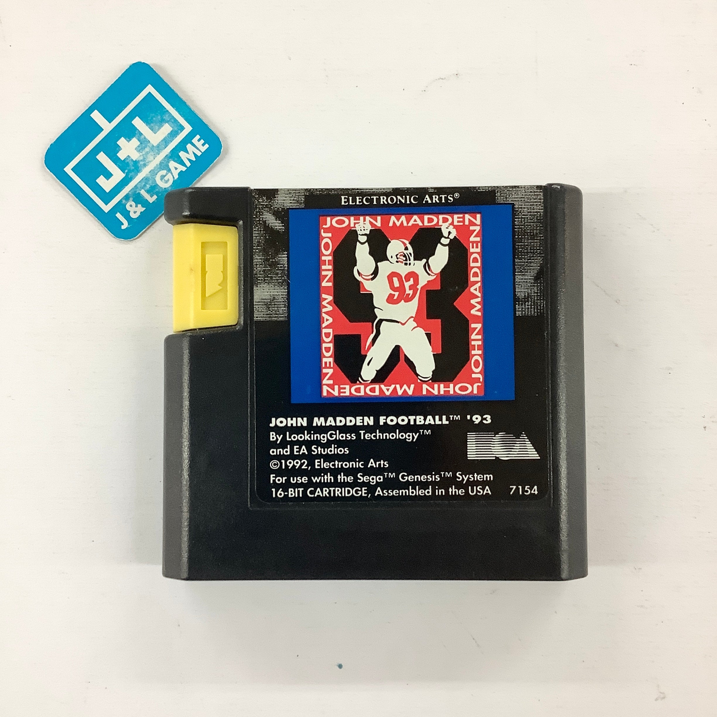 John Madden Football '93 - (SG) SEGA Genesis [Pre-Owned] Video Games Electronic Arts   