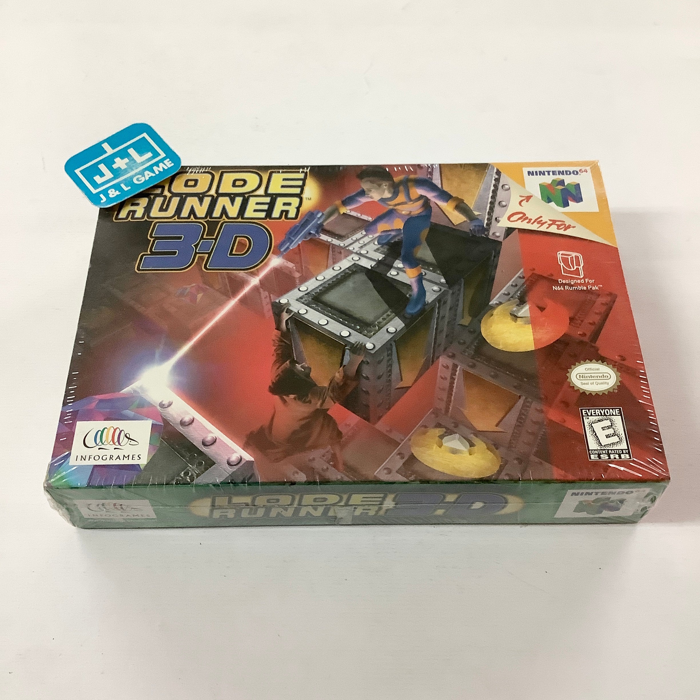 Lode Runner 3-D - (N64) Nintendo 64 Video Games Infogrames   