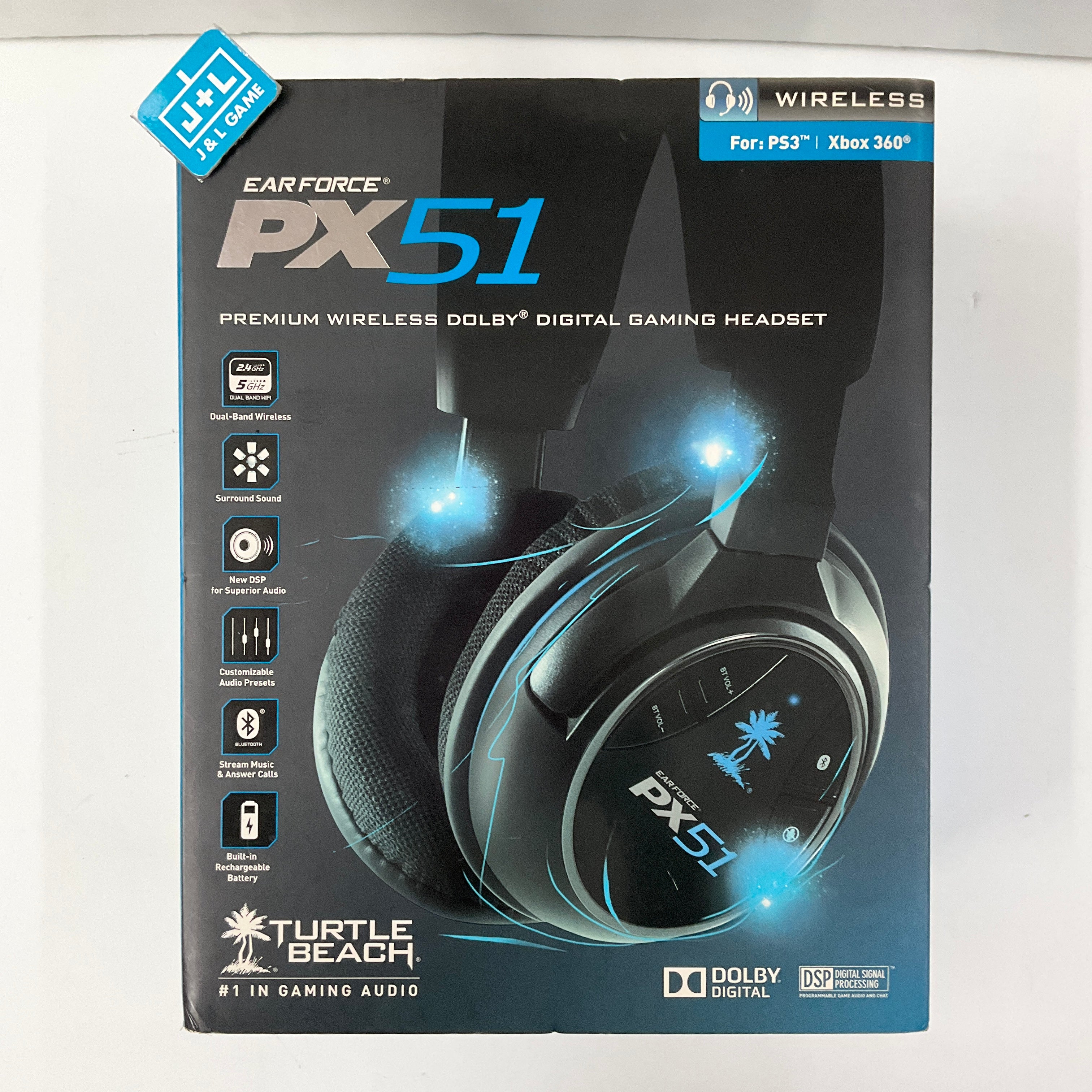 Turtle Beach Ear Force PX51 Wireless Gaming Headset (PS3