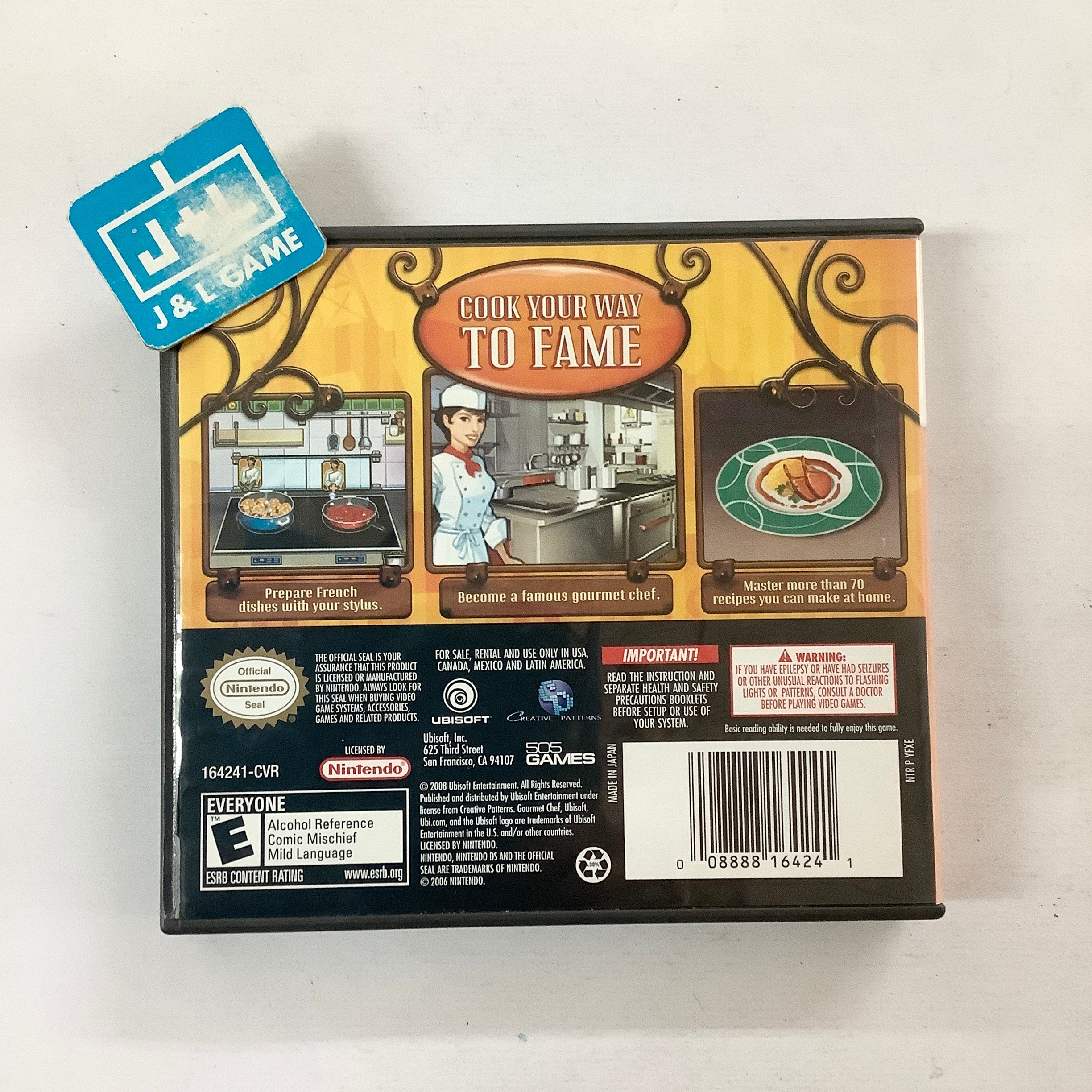 Gourmet Chef: Cook Your Way To Fame - (NDS) Nintendo DS [Pre-Owned] Video Games Ubisoft   