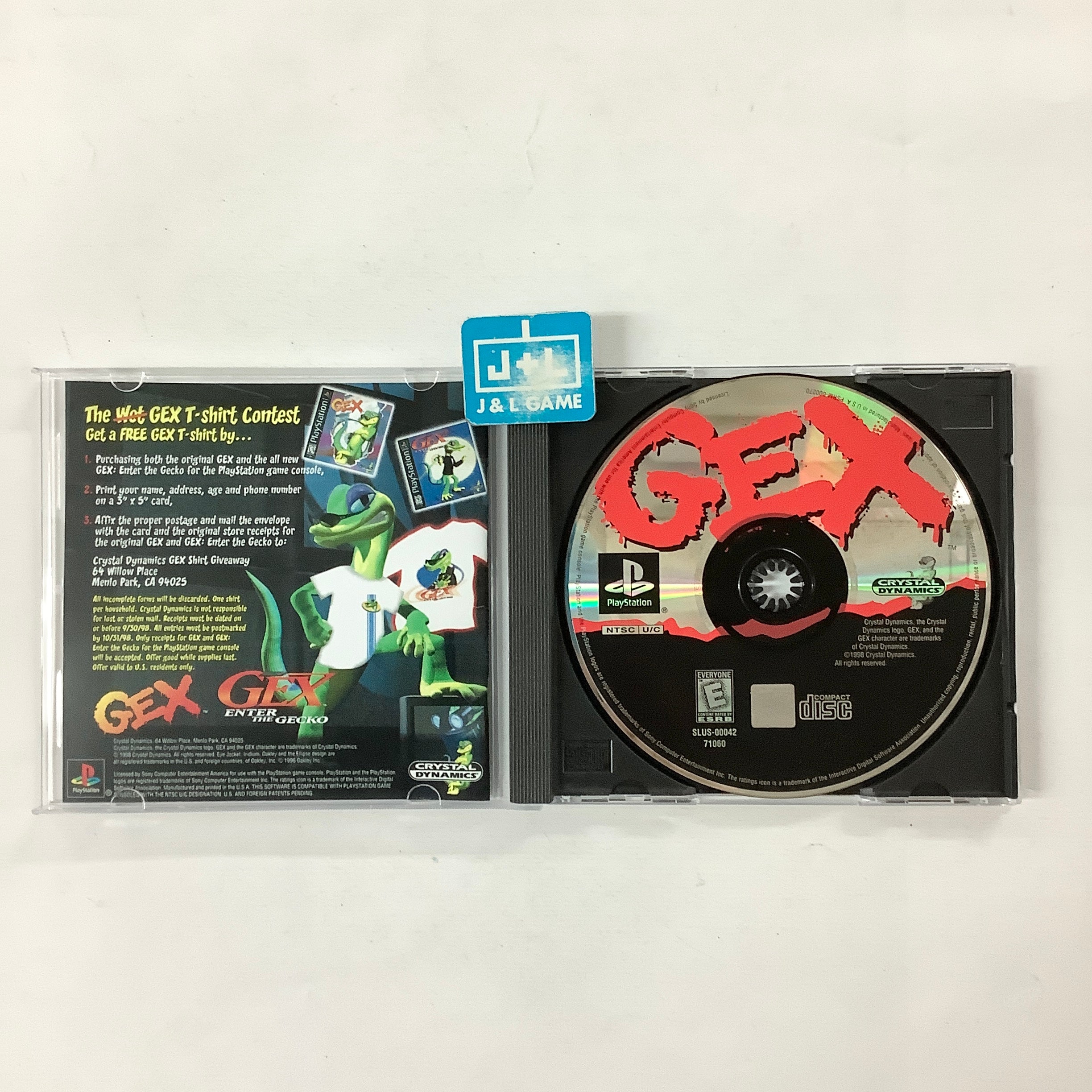 Gex - (PS1) Playstation 1 [Pre-Owned] Video Games Crystal Dynamics   