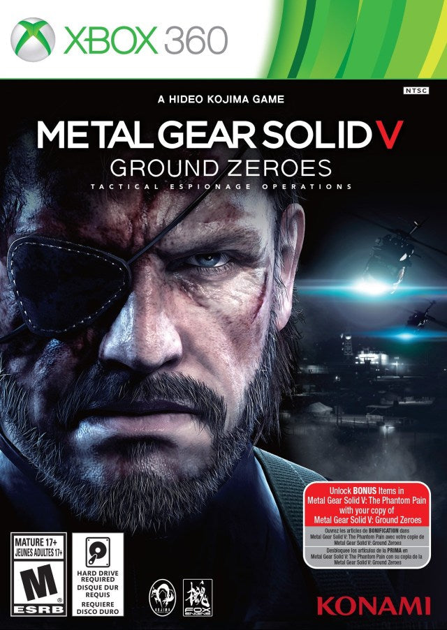 Metal Gear Solid V: Ground Zeroes - Xbox 360 [Pre-Owned] Video Games Konami   