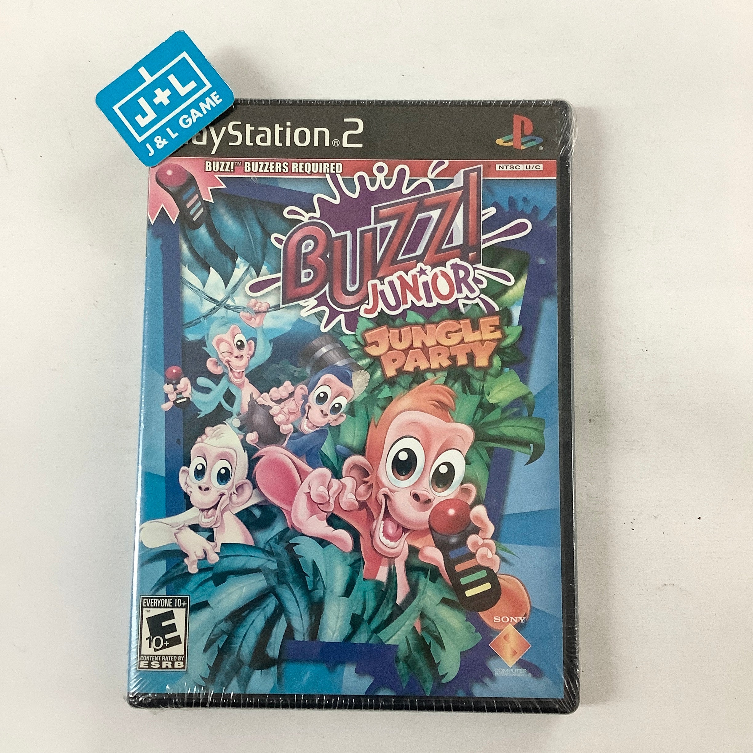 Buzz! Junior Jungle Party (PS2) PlayStation J&L Game