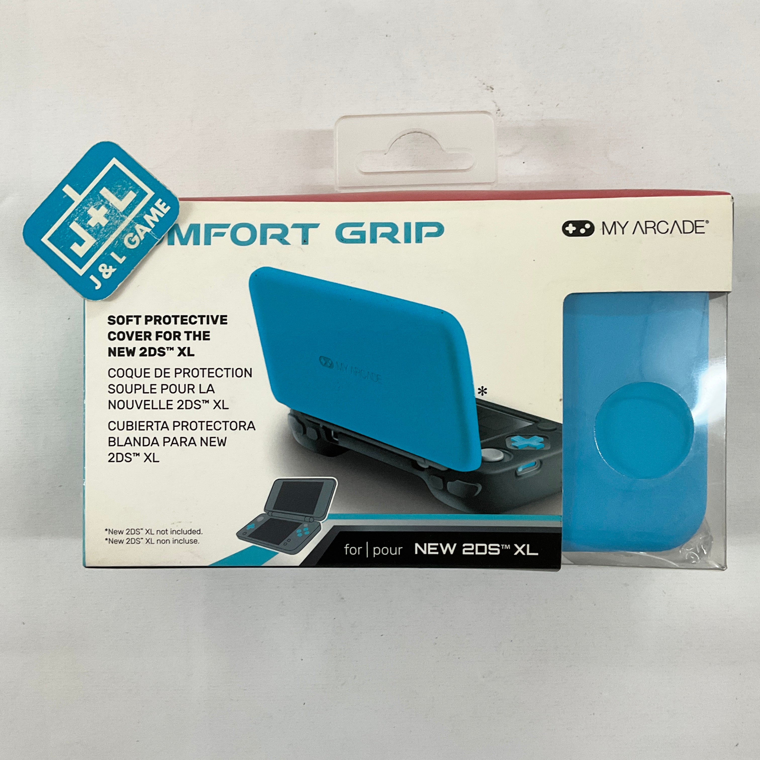 My Arcade Comfort Grip New Nintendo 2DS XL Console (Blue
