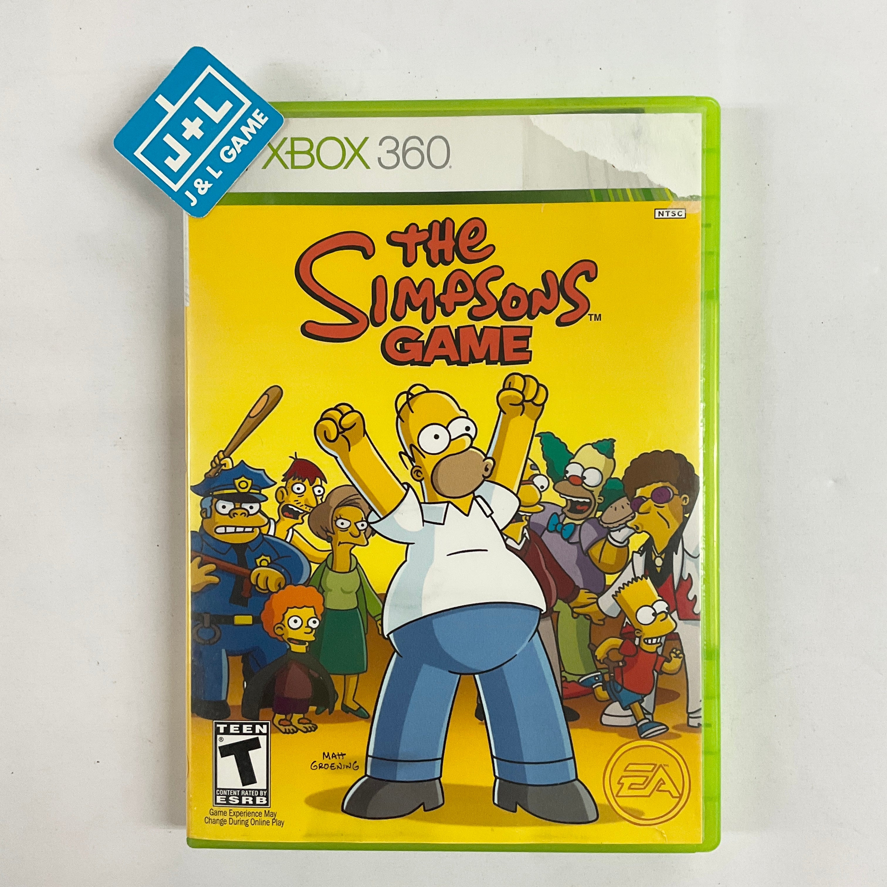 The Simpsons Game - Xbox 360 [Pre-Owned] Video Games EA Games   