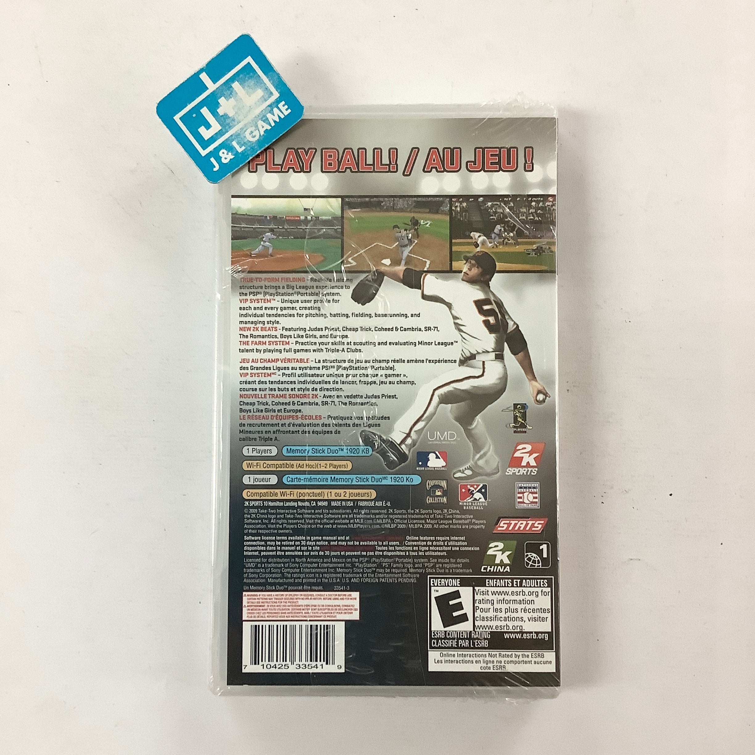 Major League Baseball 2K9 - Sony PSP Video Games 2K Sports   