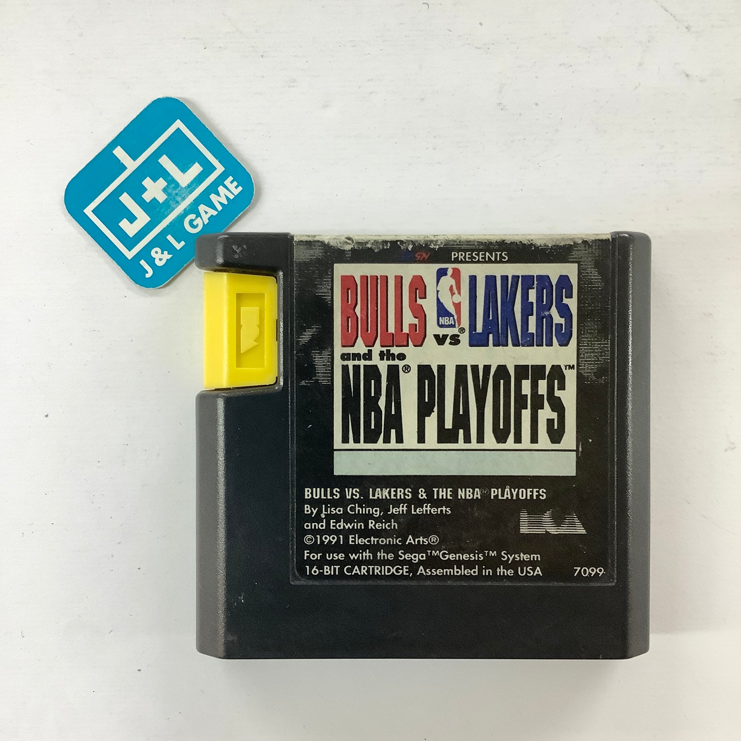 Bulls vs Lakers and the NBA Playoffs - (SG) SEGA Genesis [Pre-Owned] Video Games Electronic Arts   