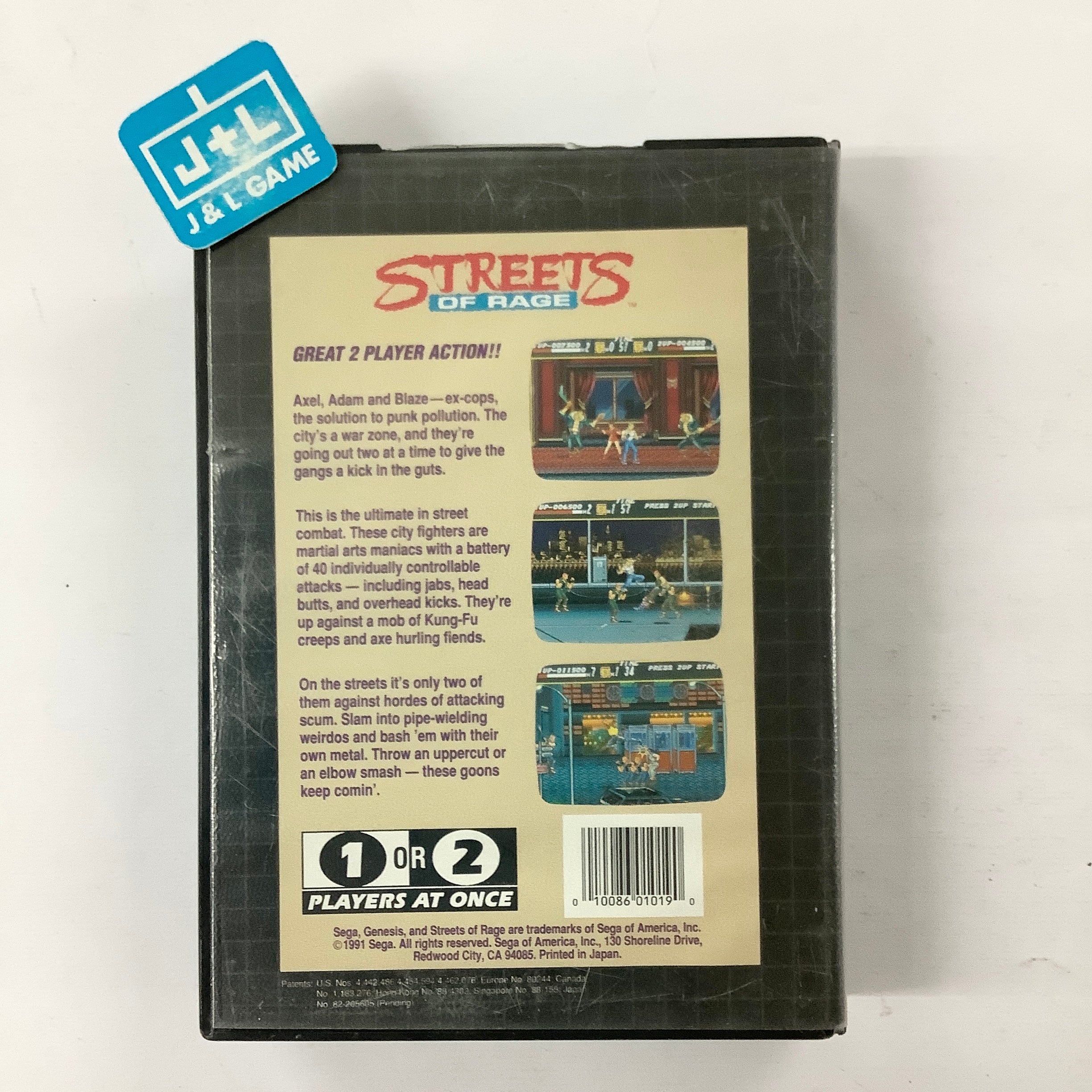 Streets of Rage - (SG) SEGA Genesis [Pre-Owned] Video Games Sega   