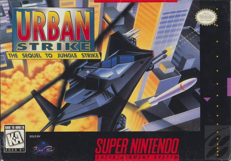 Urban Strike - (SNES) Super Nintendo [Pre-Owned] Video Games Black Pearl   