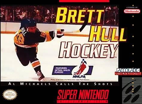 Brett Hull Hockey - (SNES) Super Nintendo [Pre-Owned] Video Games Accolade   