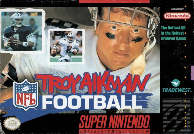 Troy Aikman NFL Football - (SNES) Super Nintendo [Pre-Owned] Video Games Tradewest   