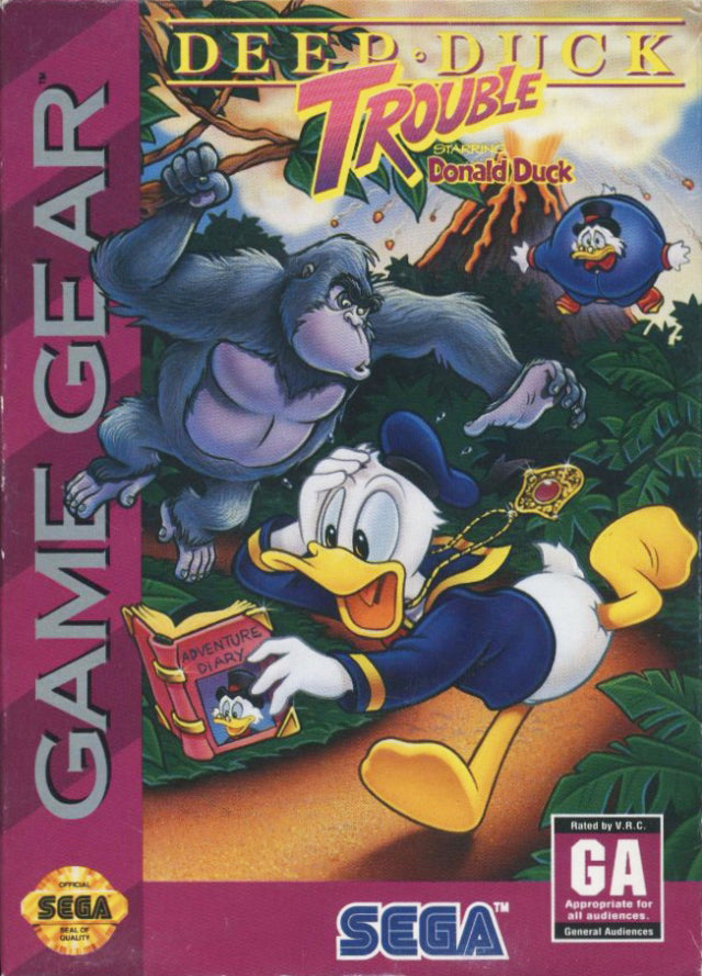 Deep Duck Trouble Starring Donald Duck - (SGG) SEGA GameGear [Pre-Owned] Software Majesco Sales, Inc.   