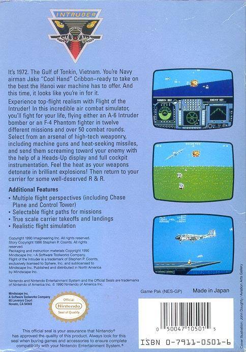 Flight of the Intruder - (NES) Nintendo Entertainment System [Pre-Owned] Video Games Mindscape   