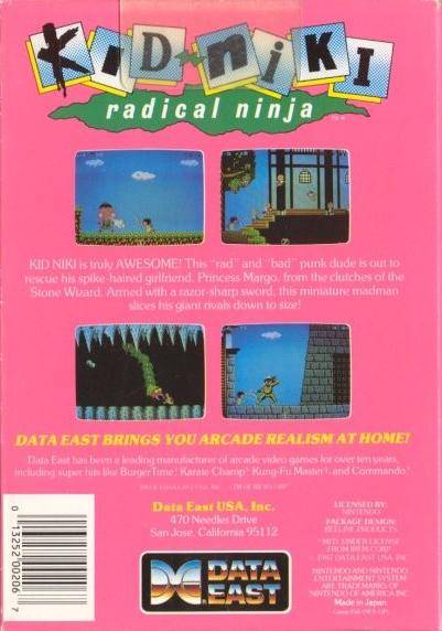 Kid Niki: Radical Ninja - (NES) Nintendo Entertainment System [Pre-Owned] Video Games Data East   