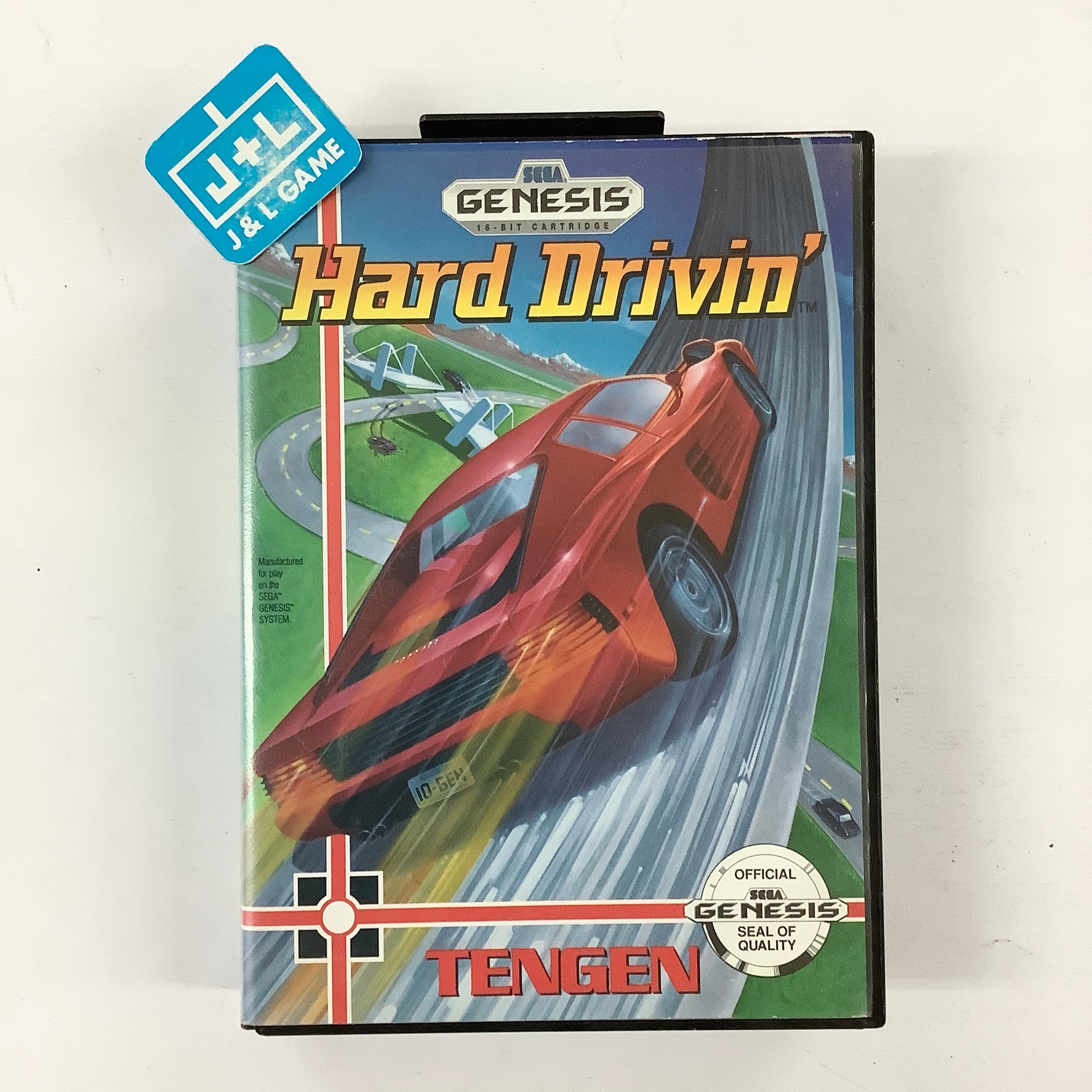 Hard Drivin' - (SG) SEGA Genesis [Pre-Owned] Video Games Tengen   