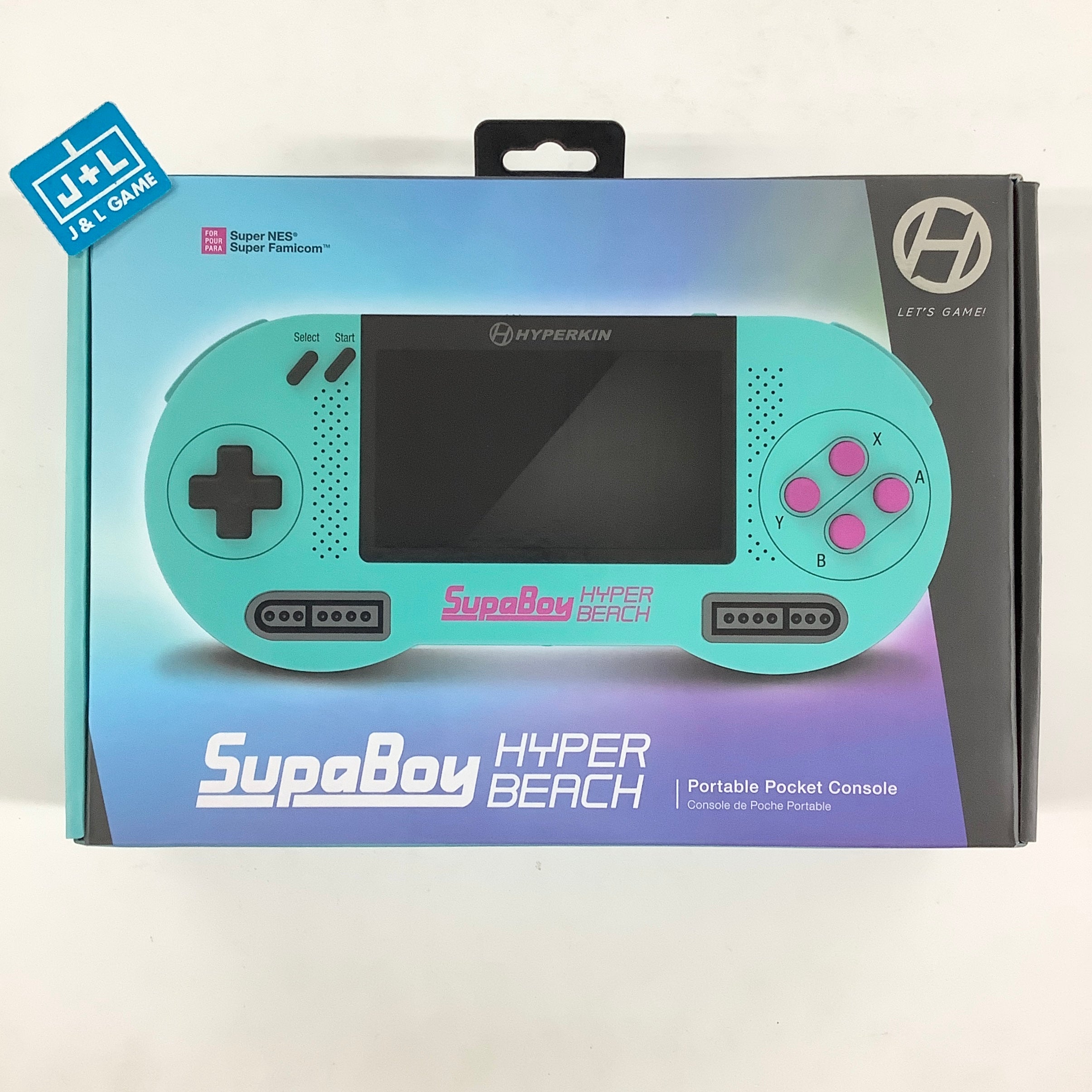Hyperkin SupaBoy Portable Pocket Console (Hyper Beach) - (SNES