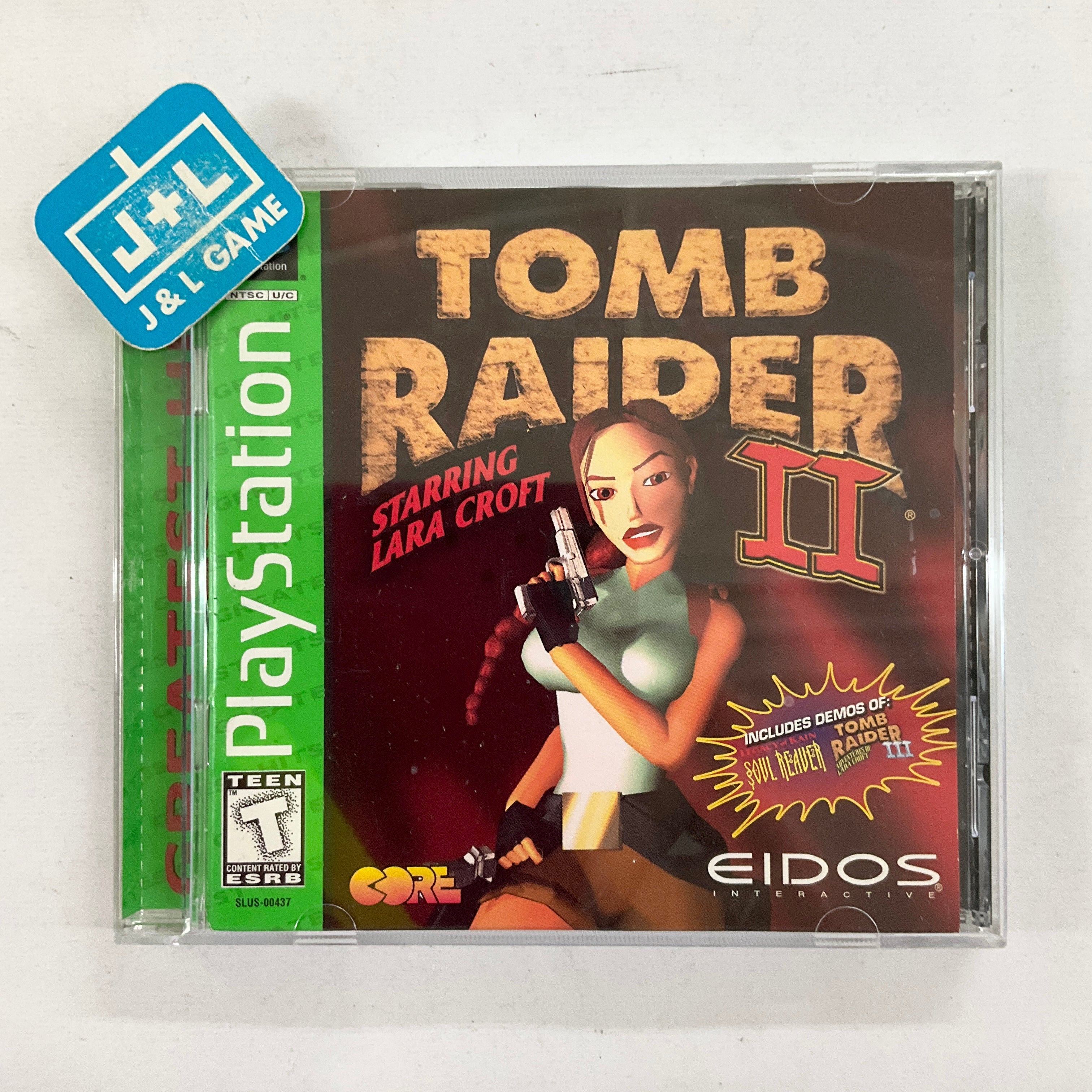 Jeu TOMB RAIDER II - Lara Croft - PlayStation 1 (PS1) Version FR Complète - Bon état