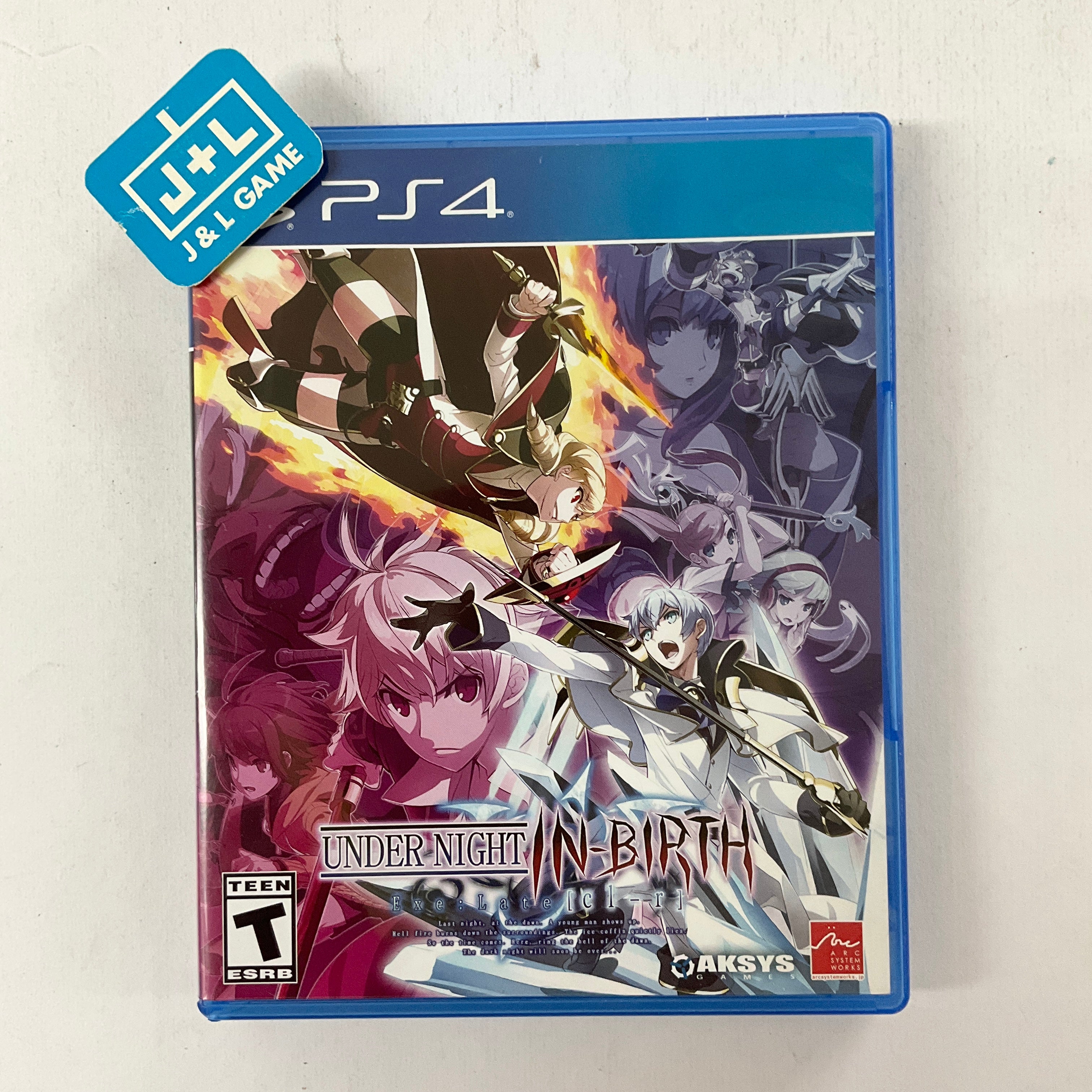 Under Night In-Birth Exe: Late[Cl-R] (PS4) PlayStation [Pre