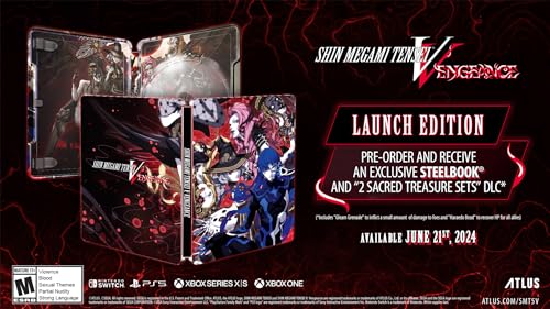 Shin Megami Tensei V: Vengeance Steelbook Launch Edition - (NSW) Nintendo Switch Video Games Sega   