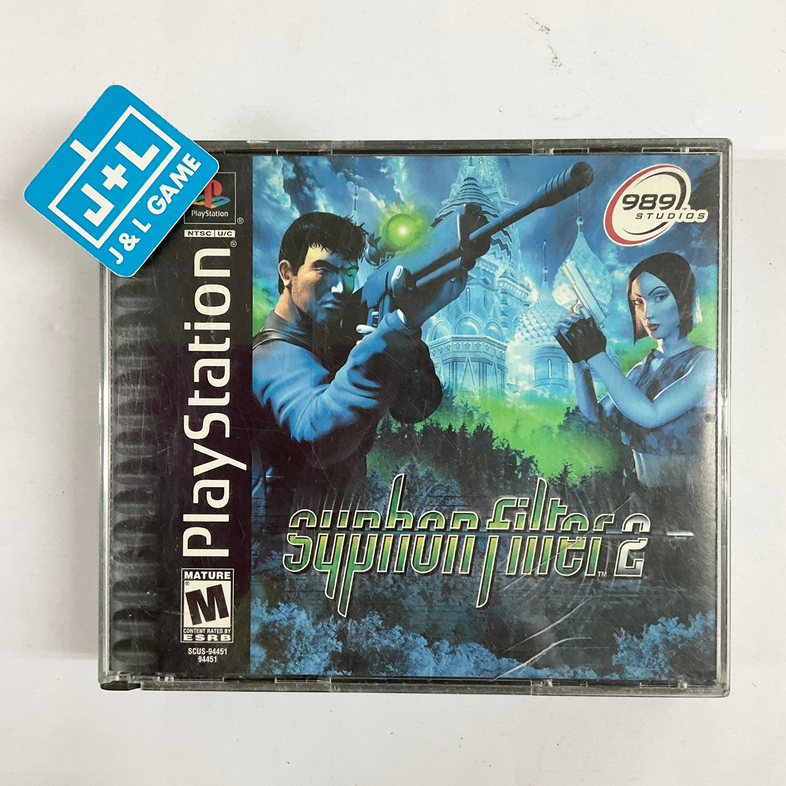 Jeu Syphon Filter 2 Pour PlayStation 1 (PS1) - Version Disque Et Boîte, Très Bon état