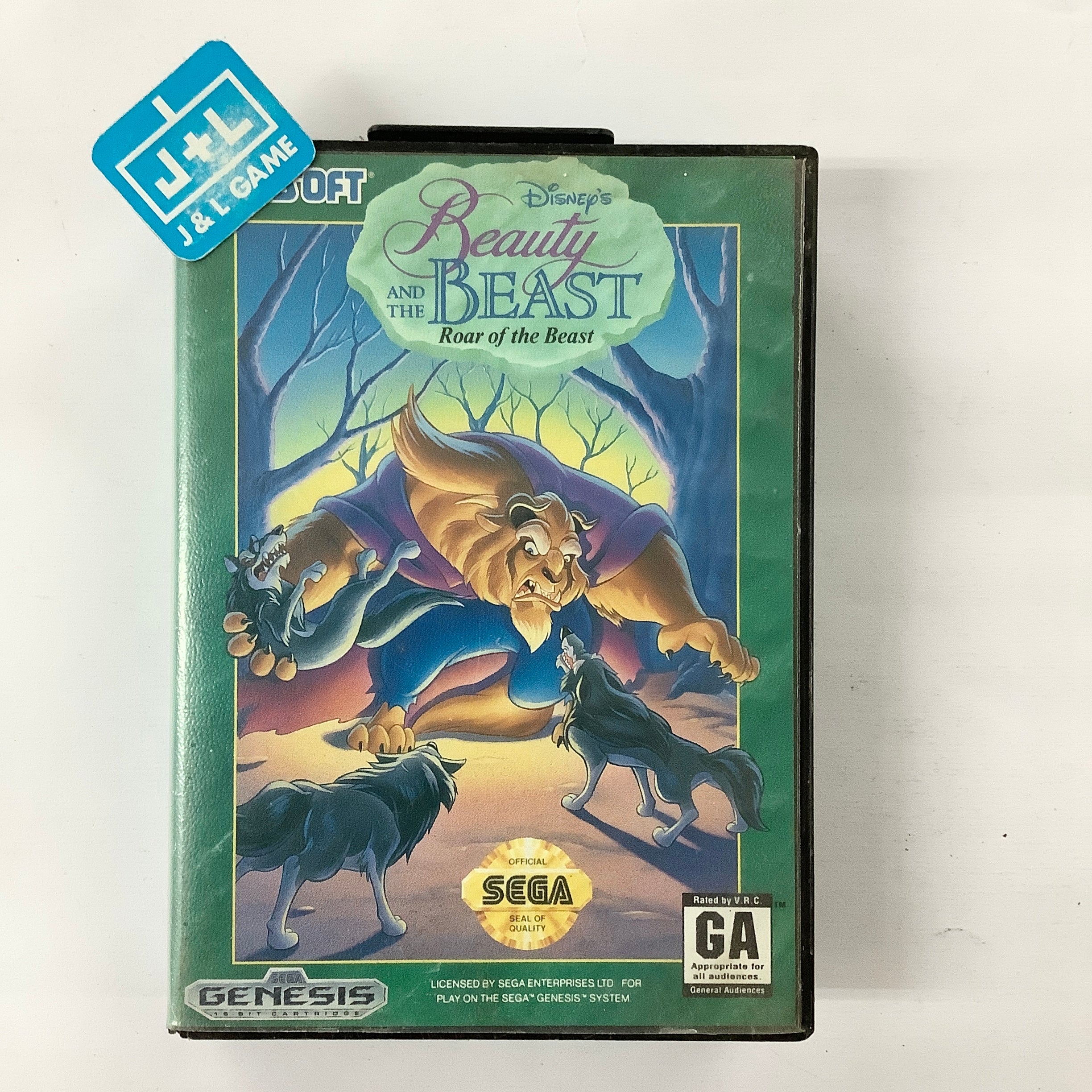Disney's Beauty and the Beast: Roar of the Beast - (SG) SEGA Genesis  [Pre-Owned] Video Games SunSoft   