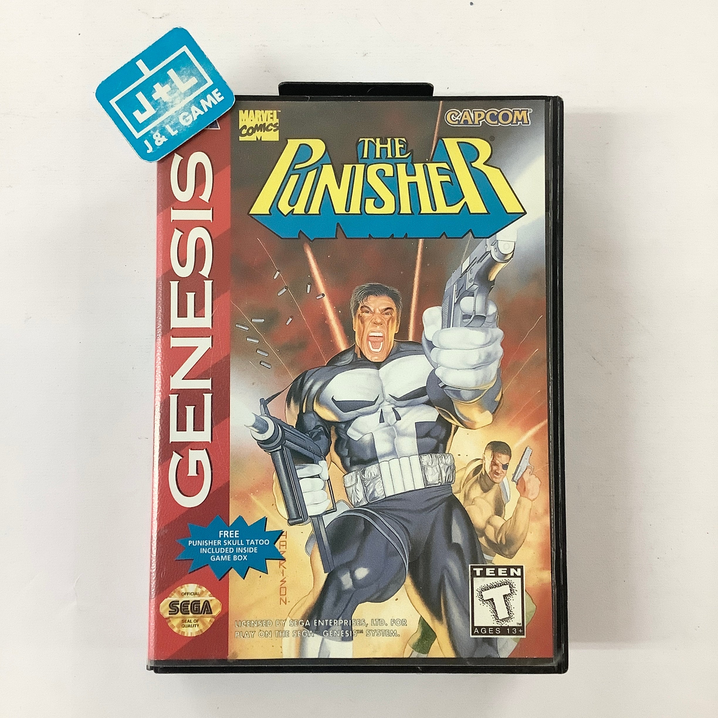 The Punisher - (SG) SEGA Genesis [Pre-Owned] Video Games Capcom   