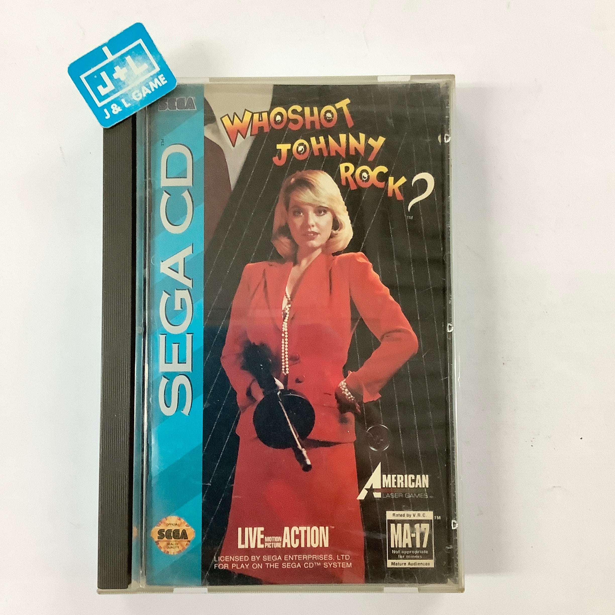 Who Shot Johnny Rock? - SEGA CD [Pre-Owned] Video Games American Laser Games   