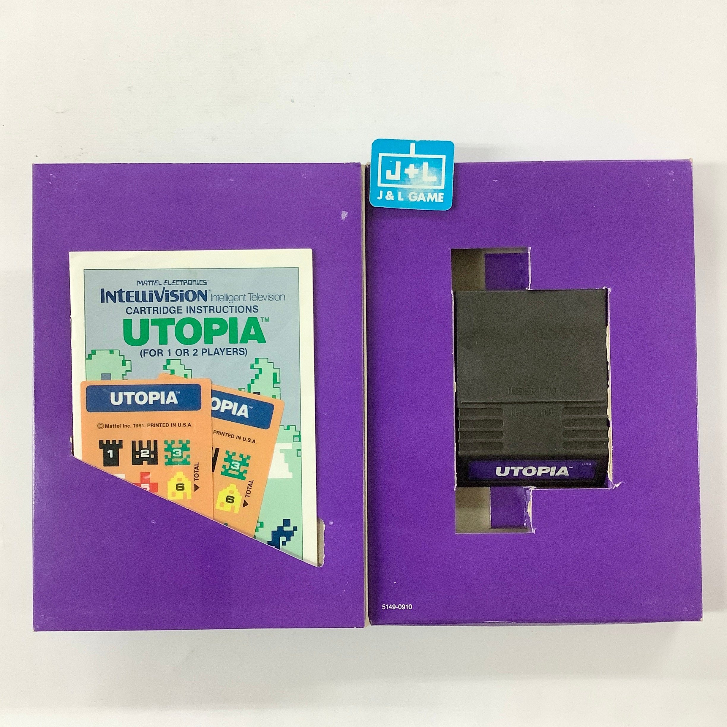 Utopia - (INTV) Intellivision [Pre-Owned] Video Games Mattel   