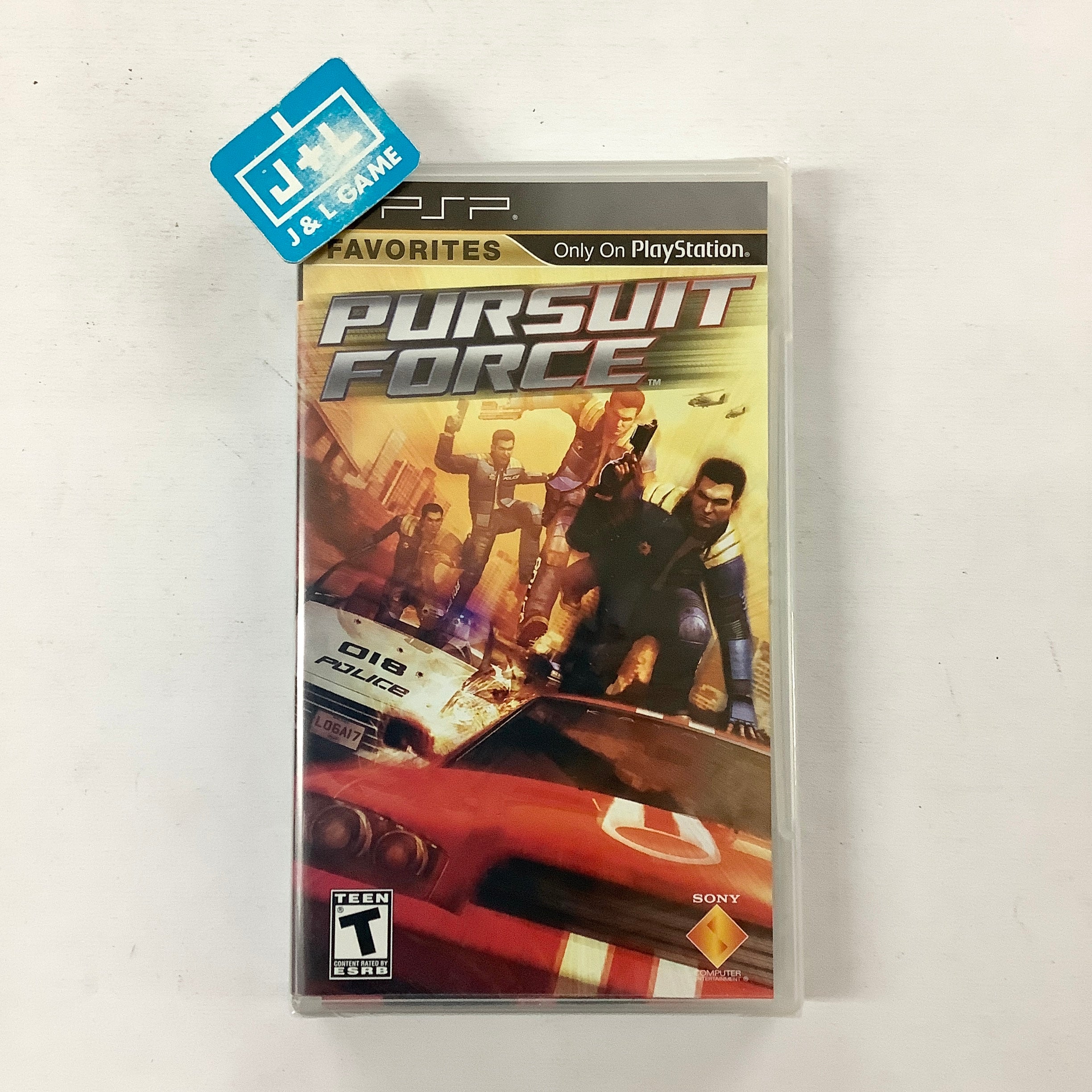 Jeu Pursuit Force Pour PSP - Version FR - Très Bon État Sans Notice